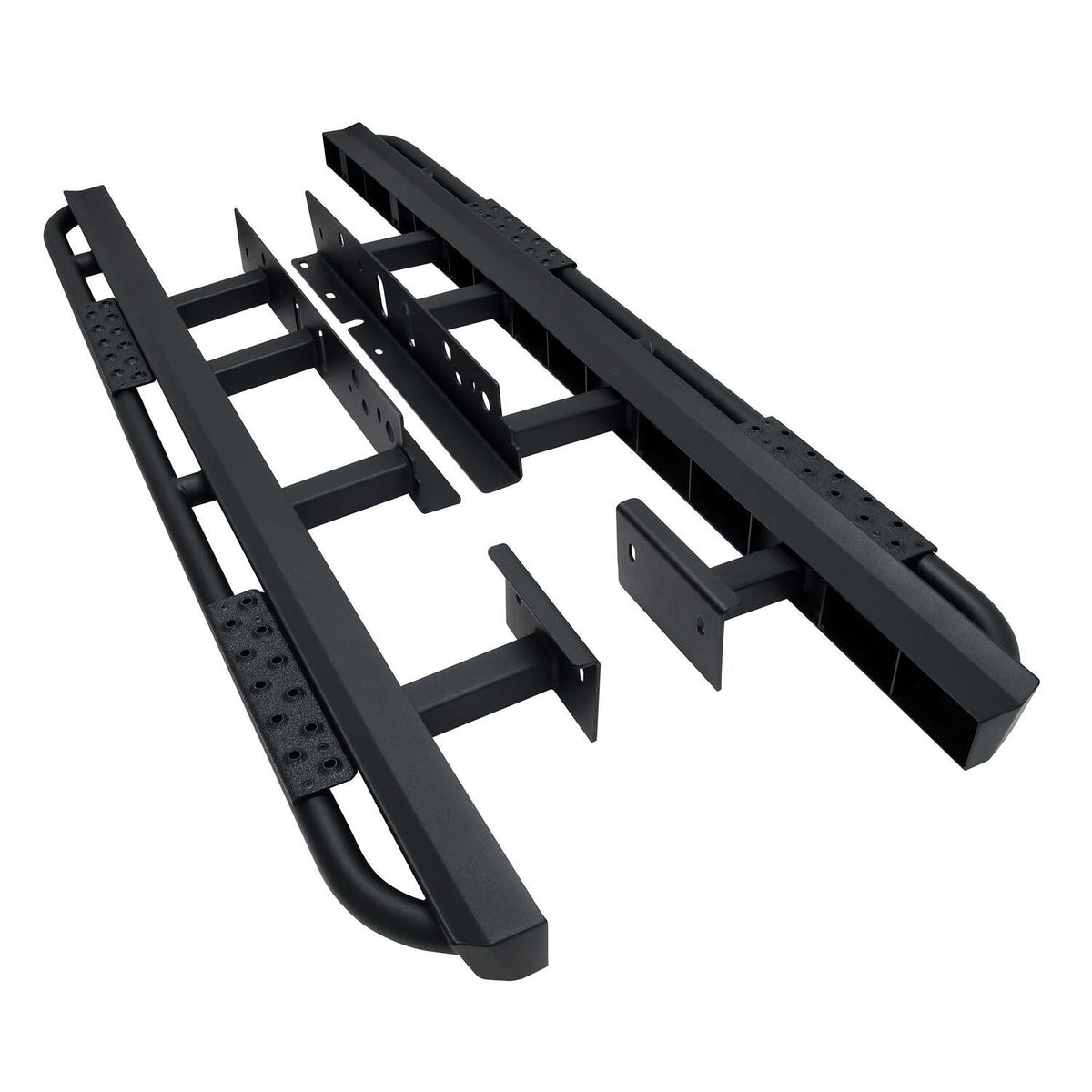 Toyota Tacoma Crew Cab 2005-2023, Westin XTS Rock Slider, Textured Black, view 3
