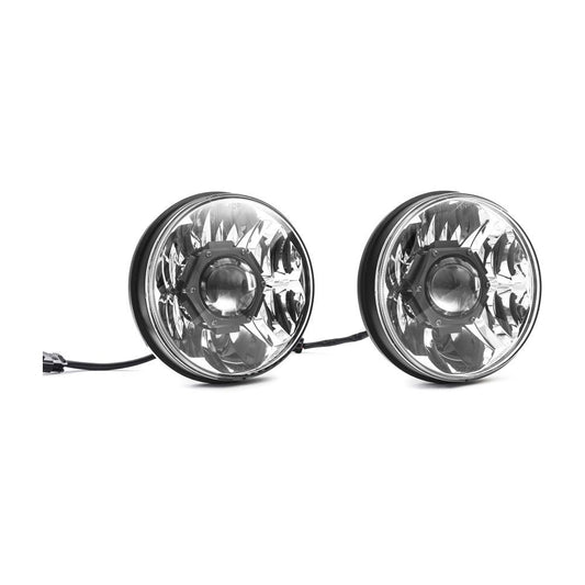 Jeep Wrangler JK KC HiLiTES 7in Gravity® LED Pro DOT Headlight - Driving Beam – Pair