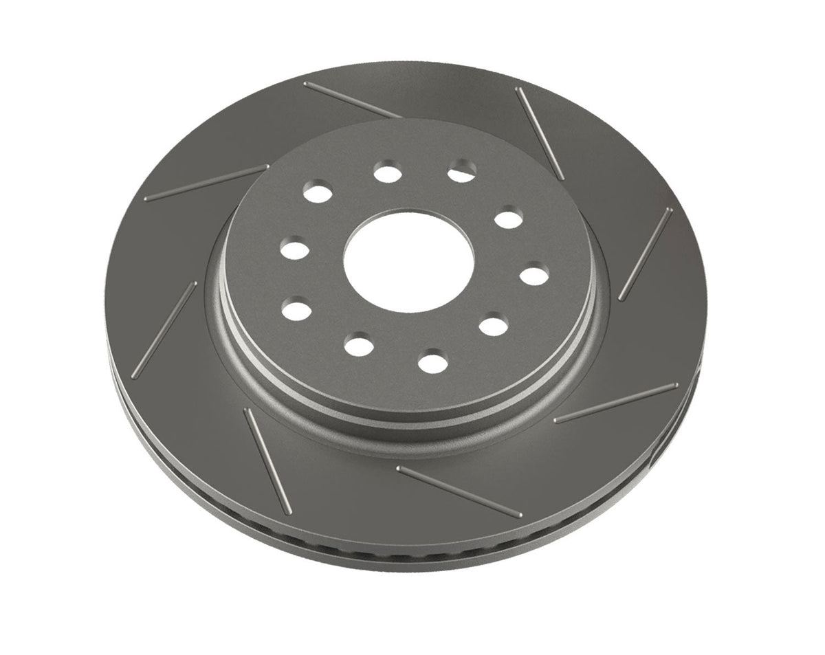 Jeep Wrangler JK 2007-2018, TeraFlex Front Slotted Brake Rotor
