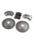 Jeep Wrangler JK 2007-2018, TeraFlex Front Big Brake Kit, Slotted Rotors, 5x5 and 5x5.5