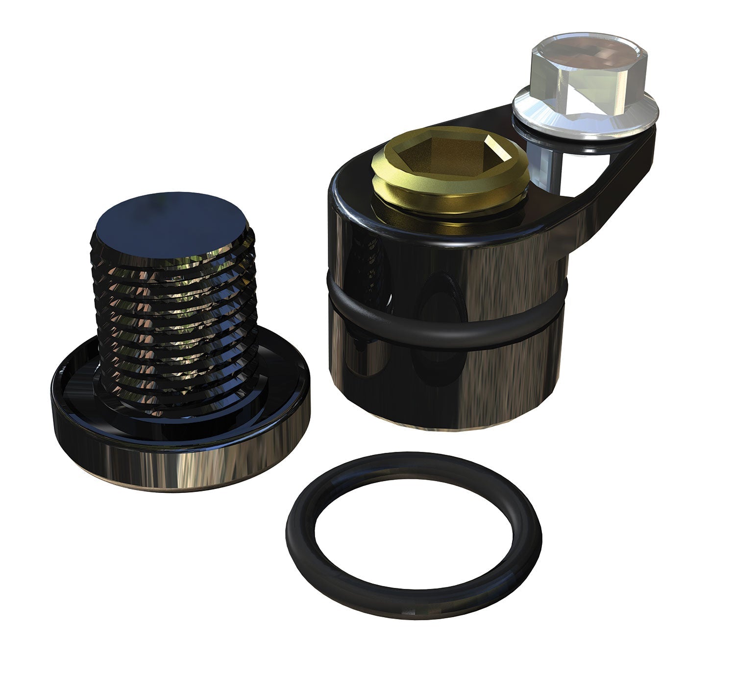 Jeep Wrangler JK 2007-2018, TeraFlex Tera44 Locker Sensor Plug and Air Line Plug Kit