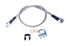 Jeep Wrangler TJ 1997-2006, TeraFlex 26in Stainless Steel Braided Brake Line Kit, view 2