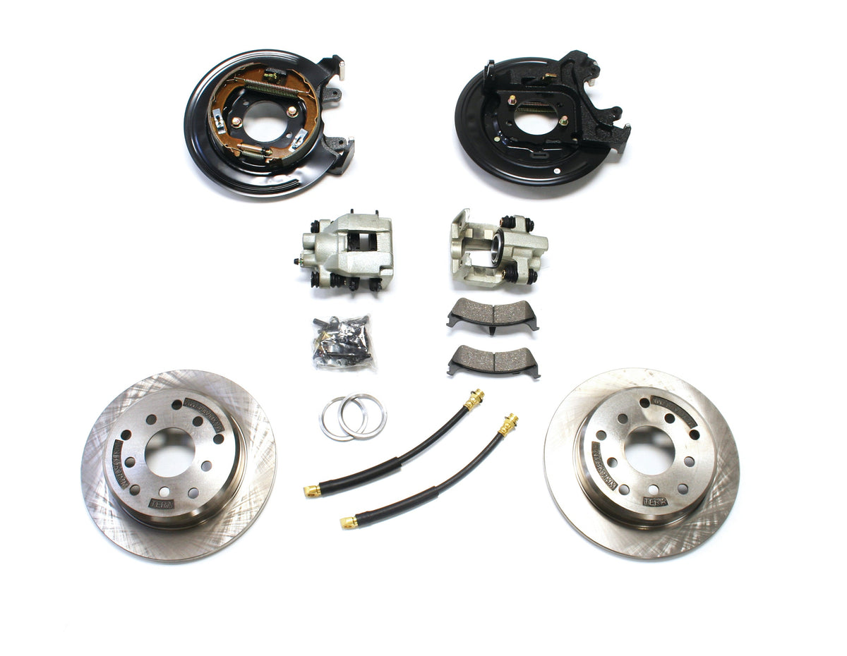 Jeep Wrangler YJ 1987-1990 & Cherokee XJ 1984-1990, TeraFlex Rear Disc Brake Conversion Kit