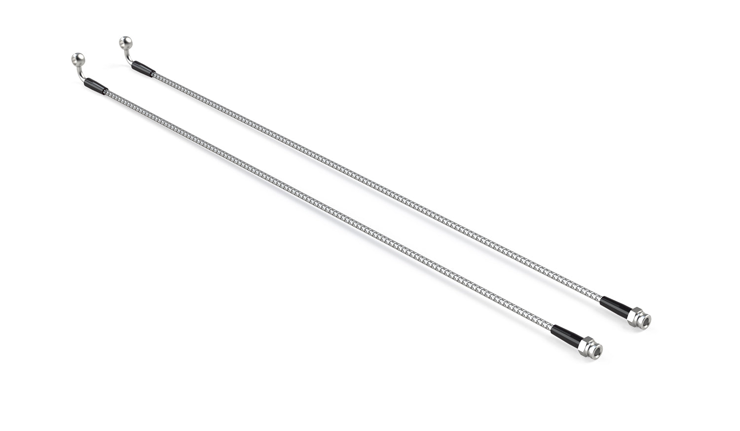 Jeep Wrangler JL 2018-2026 & Gladiator JT 2020-2026, TeraFlex 33in Stainless Steel Braided Brake Line Kit, Rear