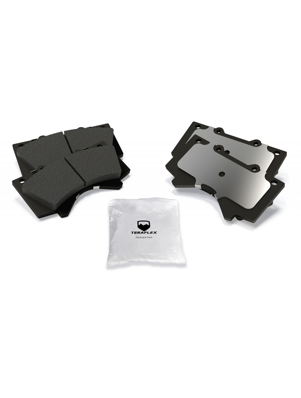 Jeep Wrangler JK/JL & Gladiator JT, TeraFlex Delta Brake Pad Kit, Front or Rear