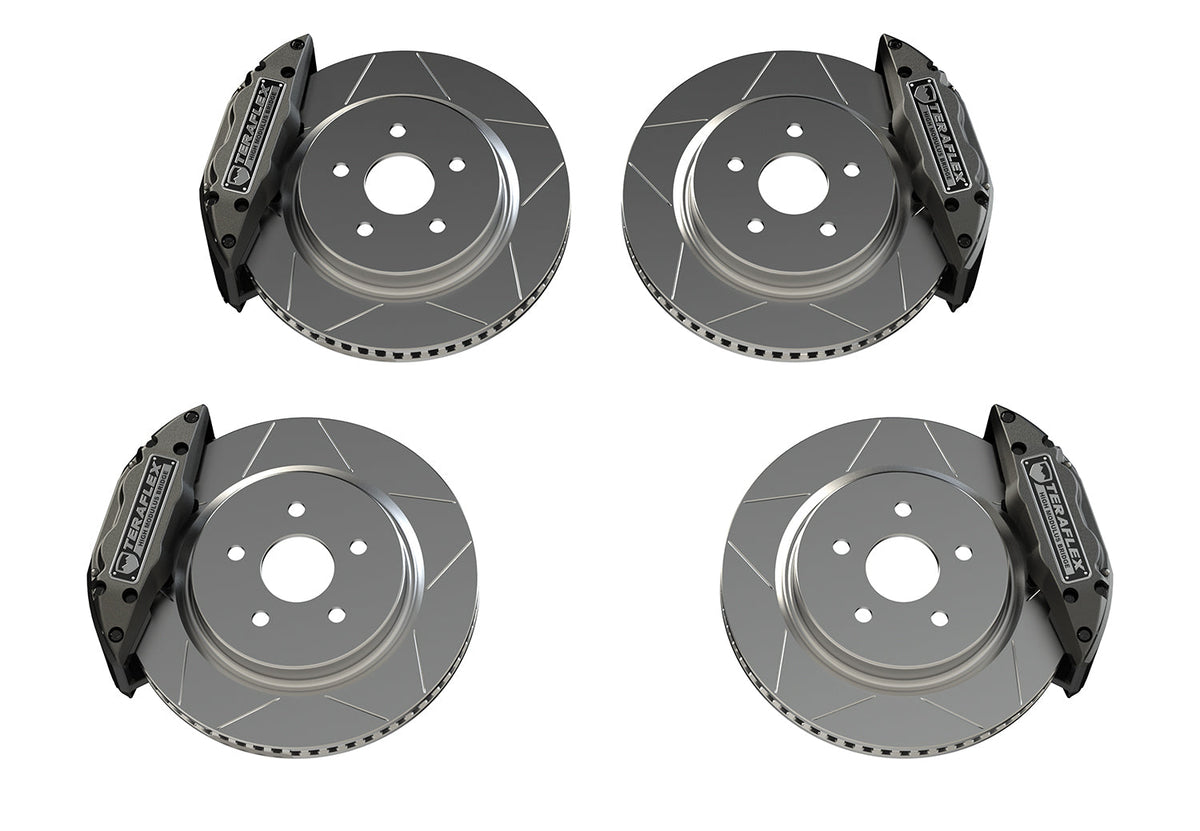 Jeep Wrangler JK 2007-2018 & Gladiator JT 2020-2021, TeraFlex Delta Brake System, Front and Rear
