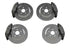 Jeep Wrangler JK 2007-2018 & Gladiator JT 2020-2021, TeraFlex Delta Brake System, Front and Rear