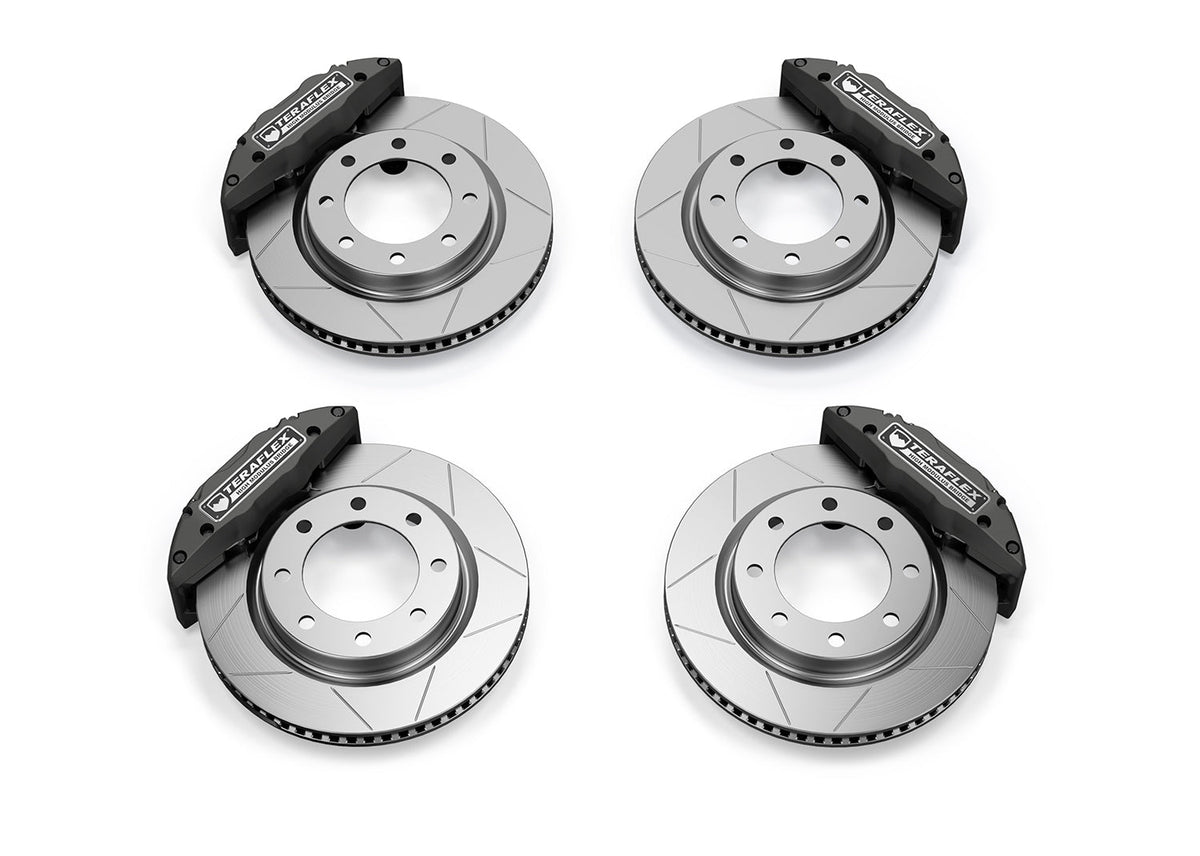Jeep Wrangler JK 2007-2018 & Gladiator JT 2020-2021, TeraFlex Delta Brake System, Front and Rear, view 2