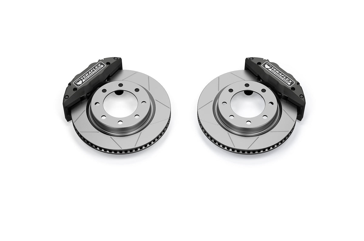 Jeep Wrangler JK/JL & Gladiator JT 2007-2021, TeraFlex Delta Brake Kit, Front, view 2