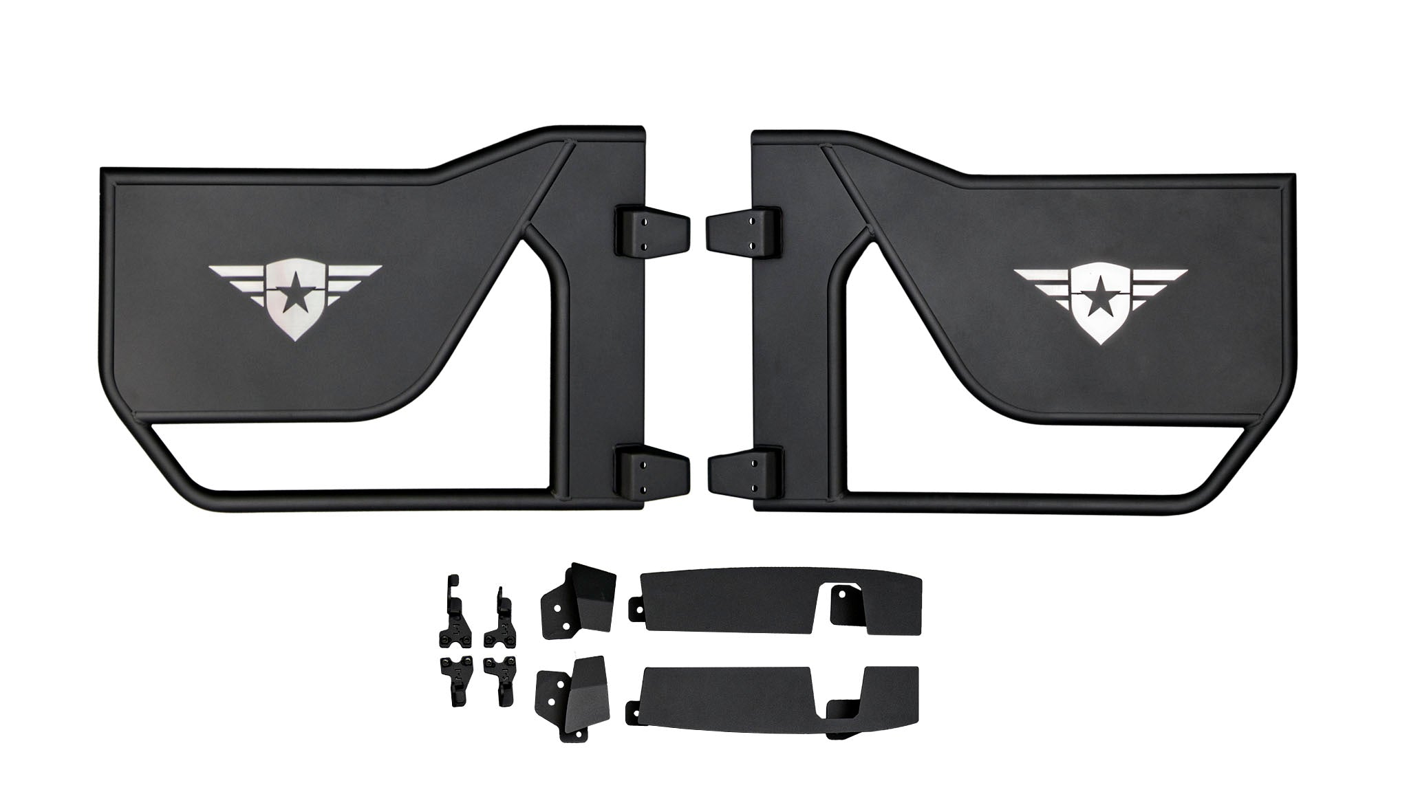 Ford Bronco 6th Gen 4-Door 2021-2026, Combat Off Road Mission Tube Doors, Front Pair