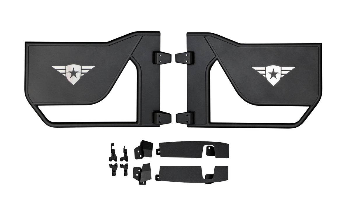Ford Bronco 6th Gen 4-Door 2021-2026, Combat Off Road Mission Tube Doors, Front Pair