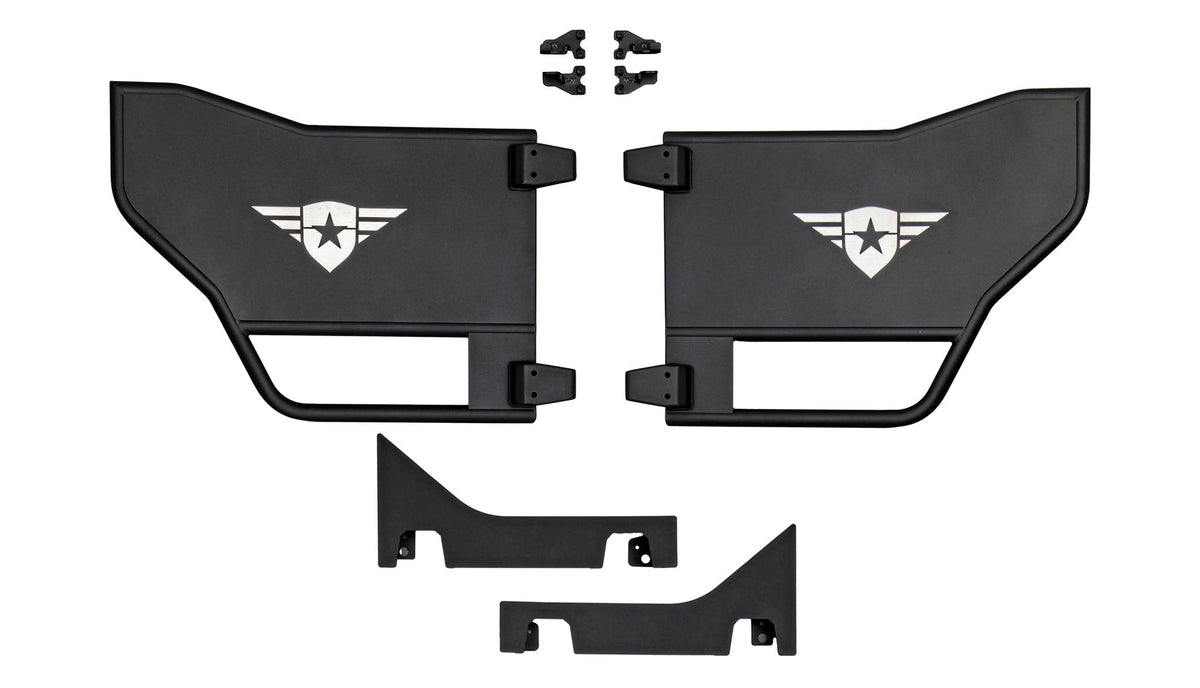 Ford Bronco 6th Gen 4-Door 2021-2026, Combat Off Road Mission Tube Doors, Rear Pair