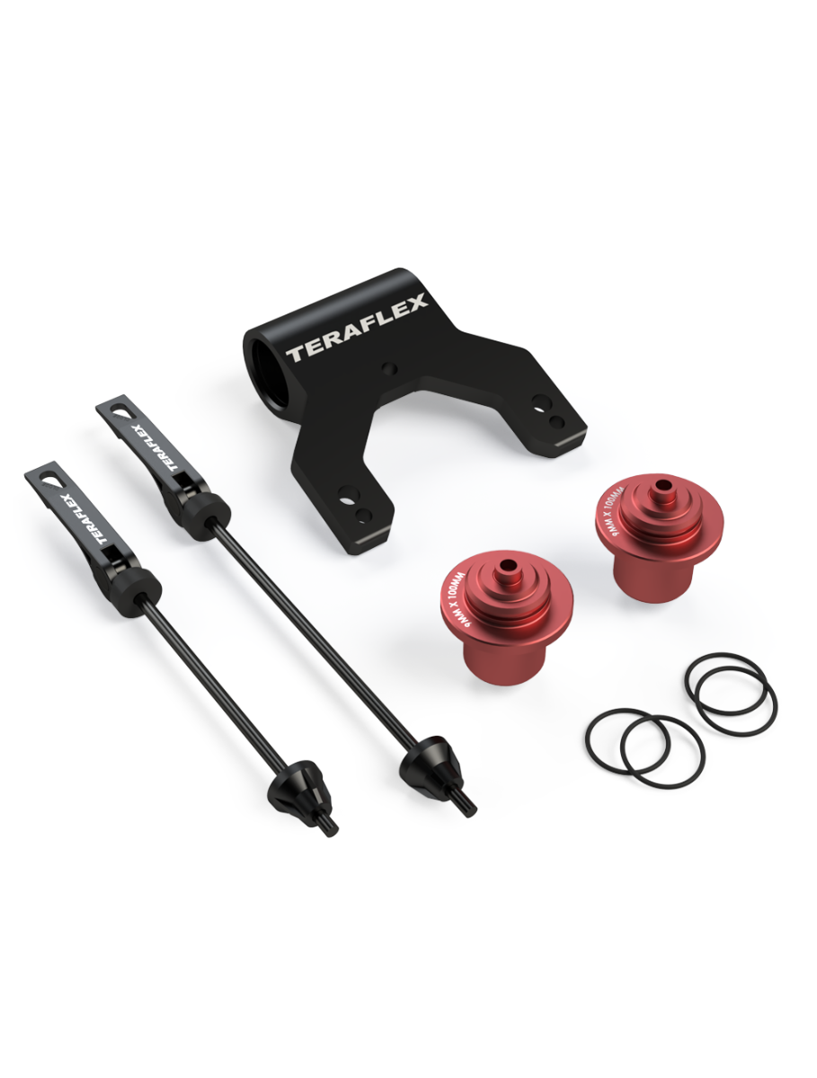 Jeep Gladiator JT 2020-2025, TeraFlex Uinta Bike Mount Quick Release Kit with Mount and Spacers