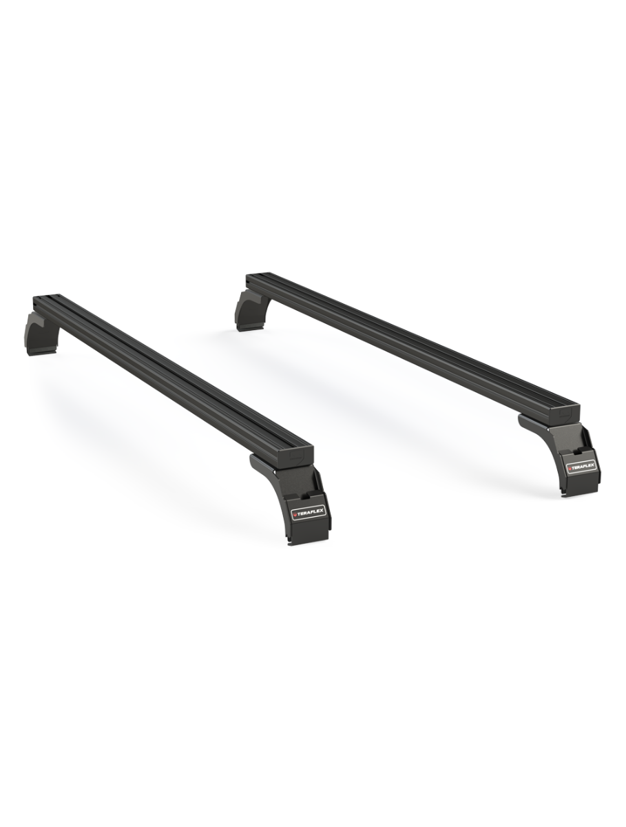 Jeep Wrangler JK/JL & Gladiator JT 2007-2026, TeraFlex Roof Rack Cross Bar System, Drip Rail Mount