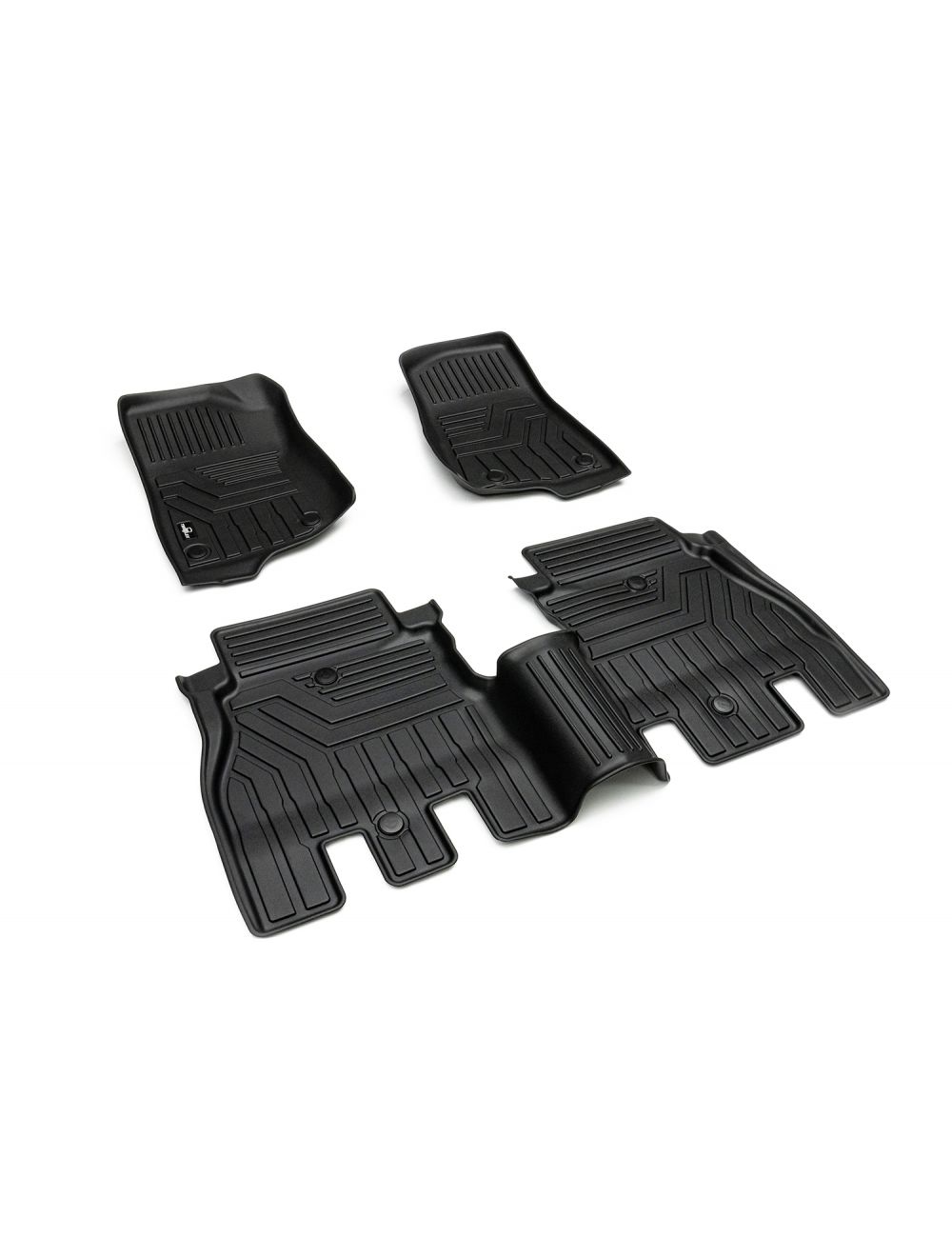 Jeep Wrangler JL 4-Door 2018-2026, TeraFlex All-Weather Floor Liner Kit, Front and Rear