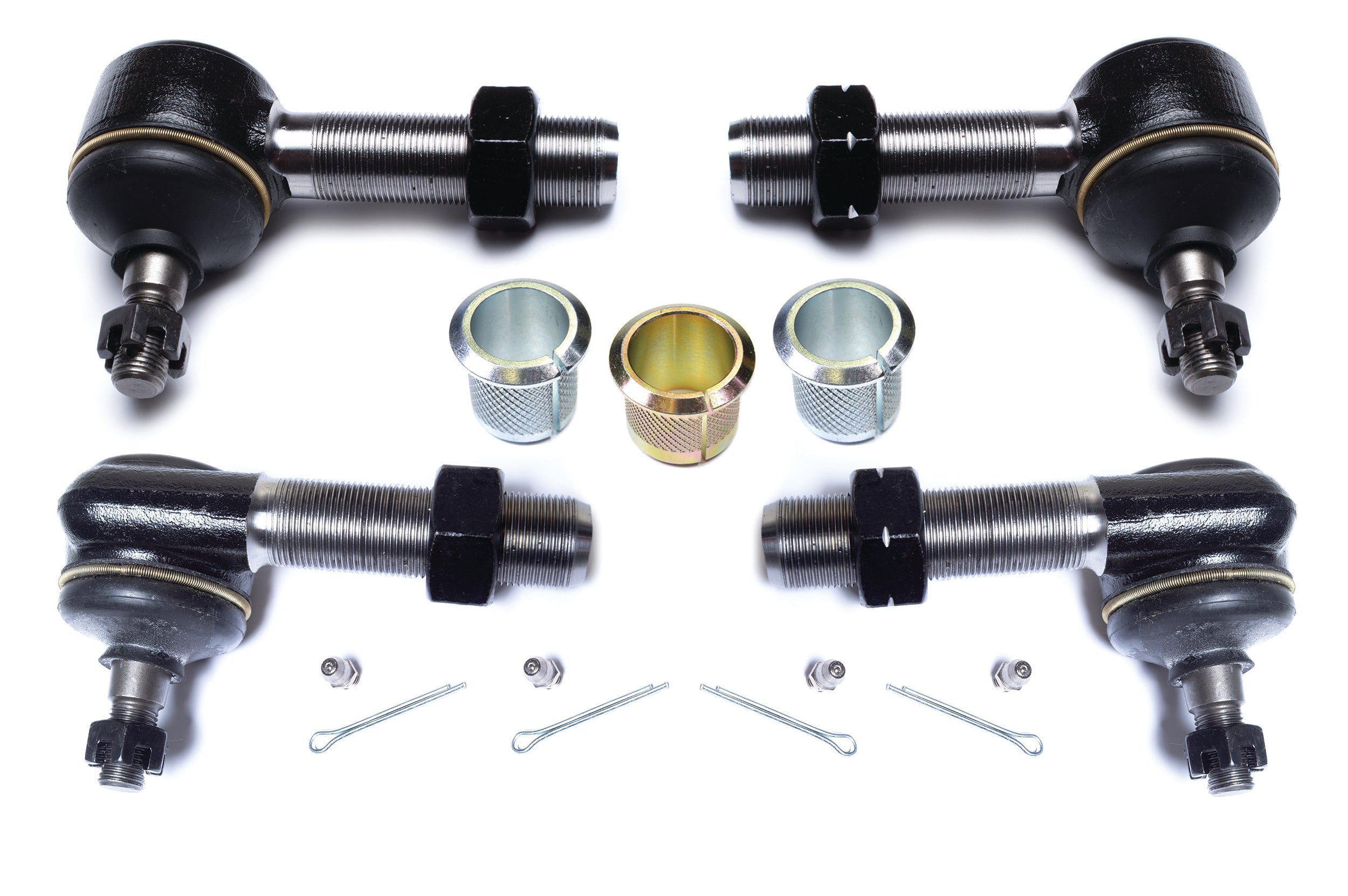 Jeep Wrangler TJ 1997-2001, TeraFlex High Steer Drag Link and Tie Rod End Replacement Kit with Insert Sleeves