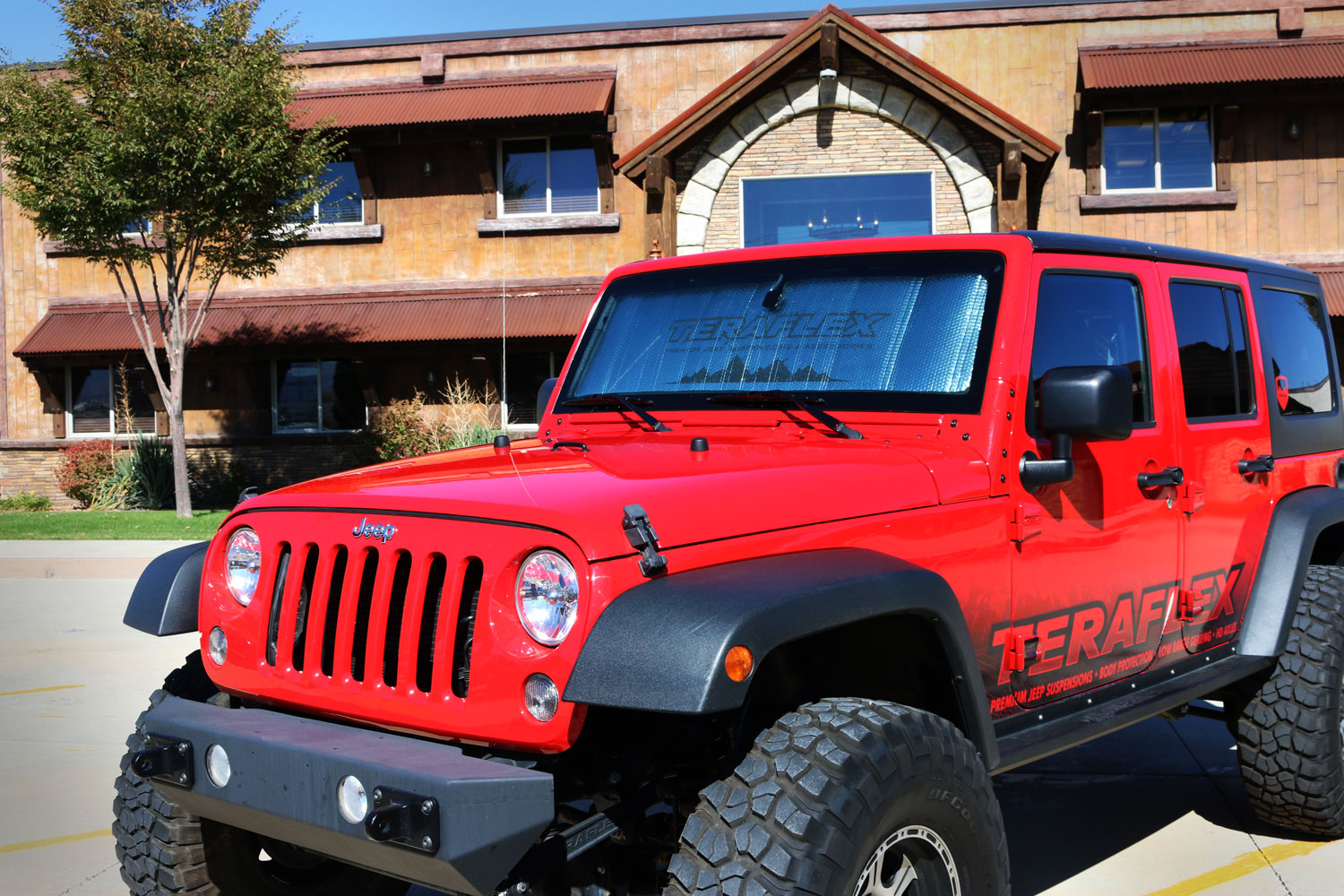 Jeep Wrangler JK 2007-2018, TeraFlex Windshield Sunshade, view 2