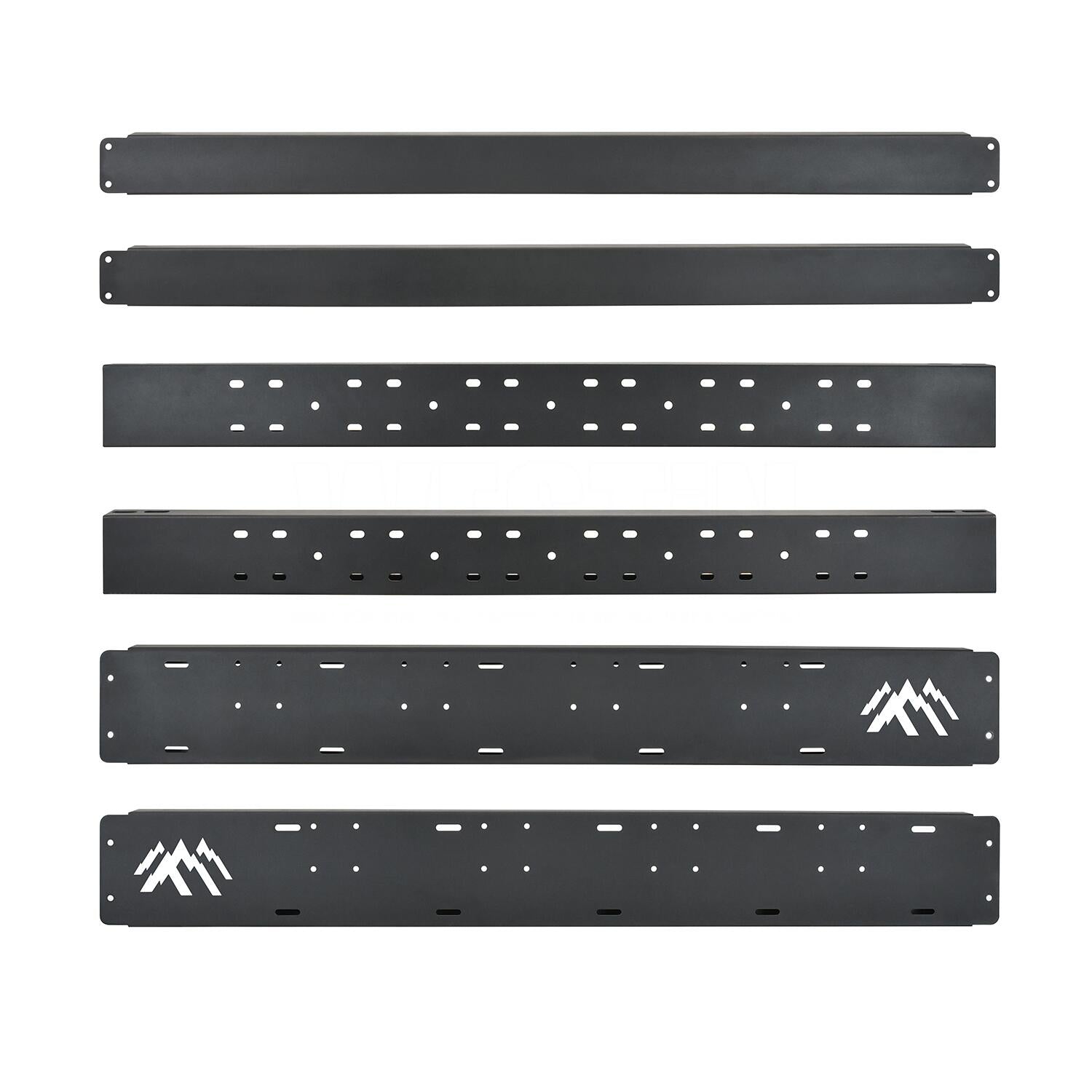 Westin Overland Cargo Rails, 45in, Textured Black, view 2
