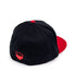 TeraFlex FlexFit 2-Tone Flat Visor Hat, Black/Red, Small/Medium, view 2
