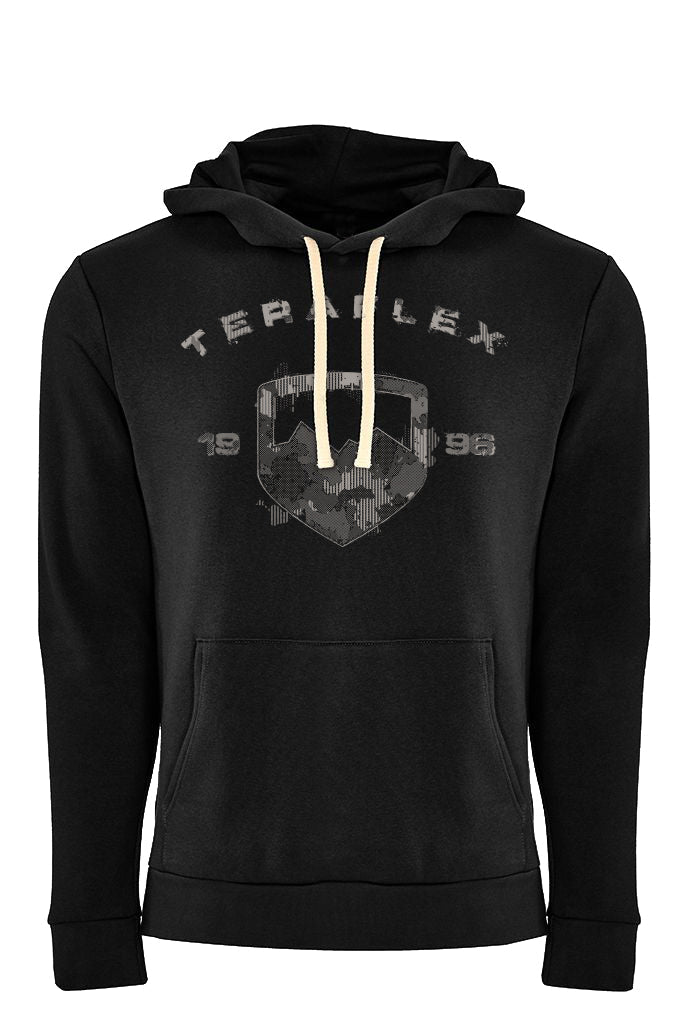 TeraFlex Icon Pullover Hoodie, Camo Graphic, Pocket, view 4