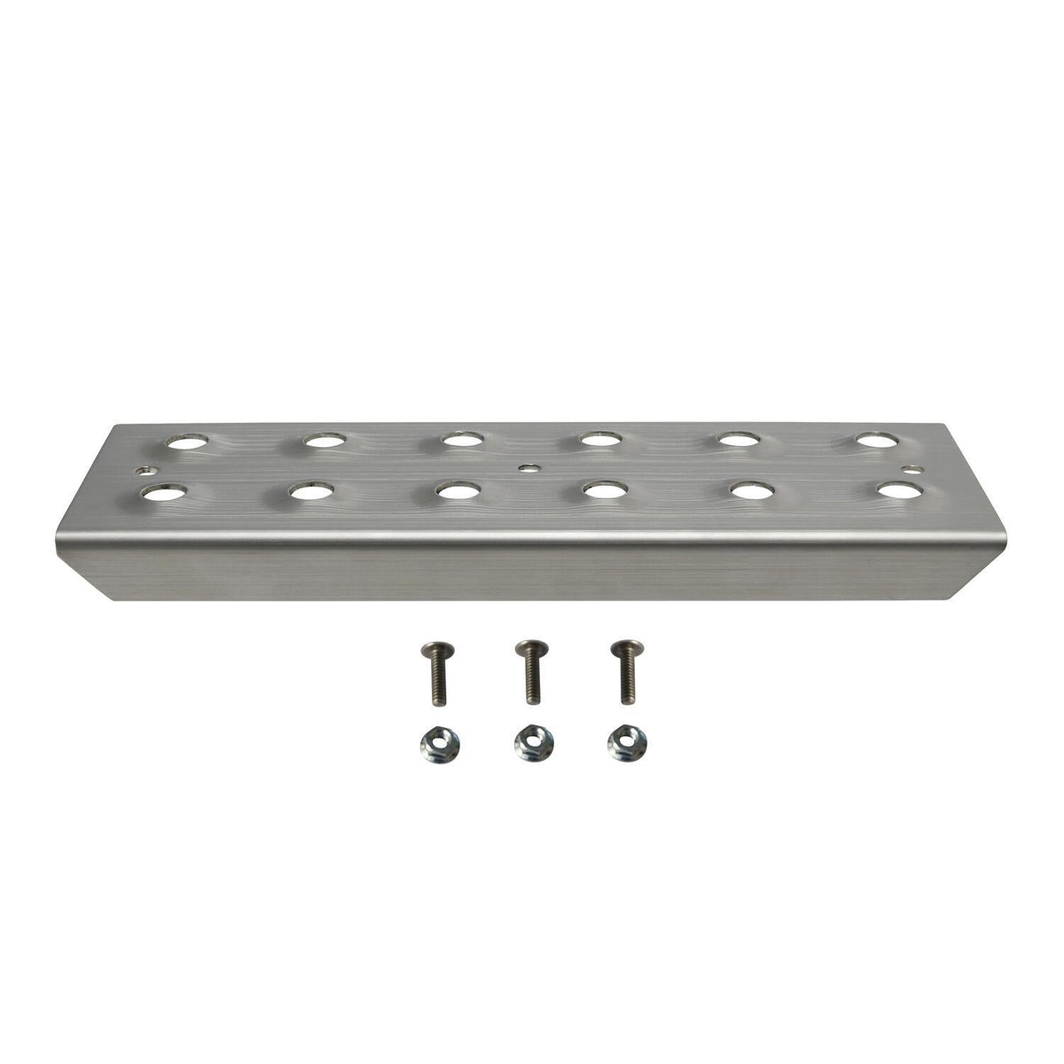 Westin HDX Stainless Drop Step Plate Replacement Kit, 6in, Brushed