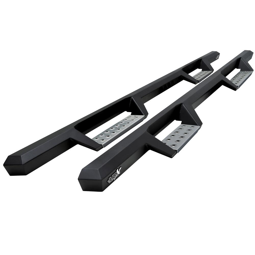 Chevrolet Silverado & GMC Sierra 1500 2004-2013 & 2500 HD 2001-2019 & 3500 HD 2007-2019 Crew Cab, Westin HDX Drop Nerf Step Bars, Cab Length, view 2