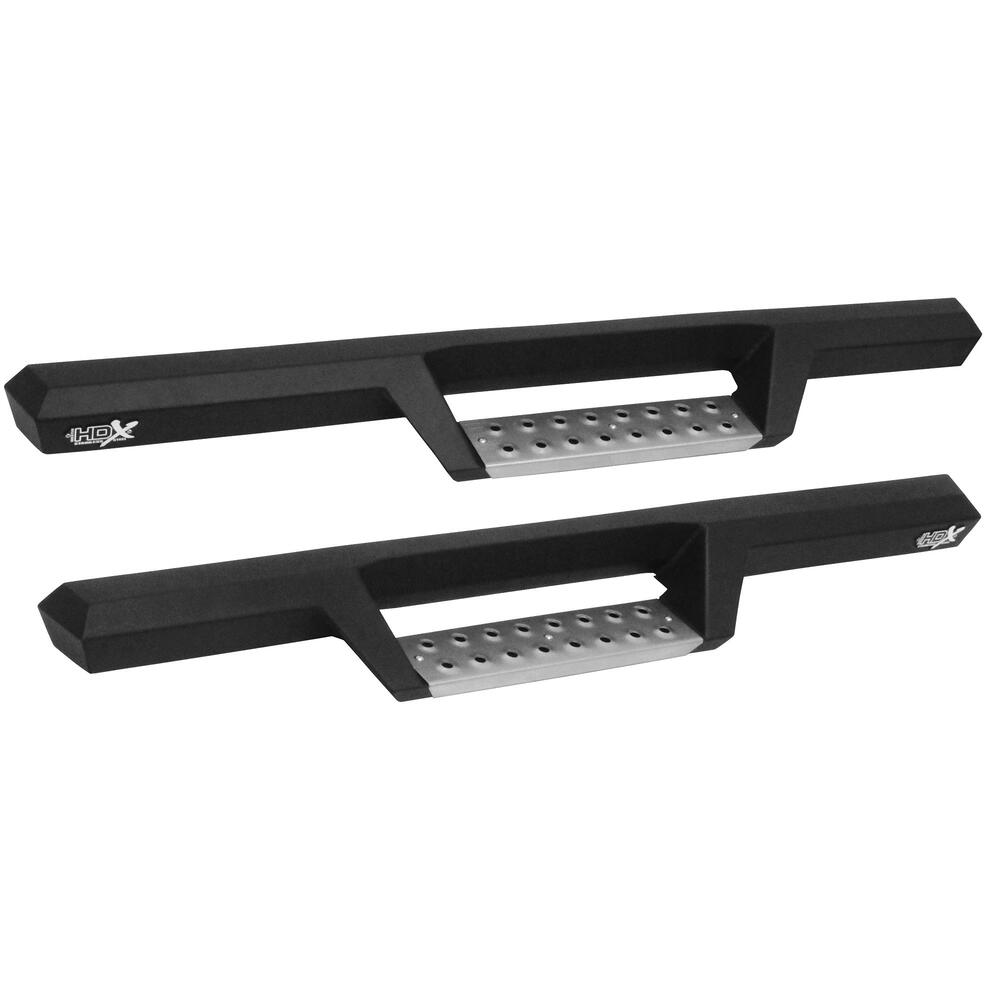 Jeep Wrangler JK 2007-2018, Westin HDX Stainless Drop Nerf Step Bars, Cab Length, 2 Door, Textured Black