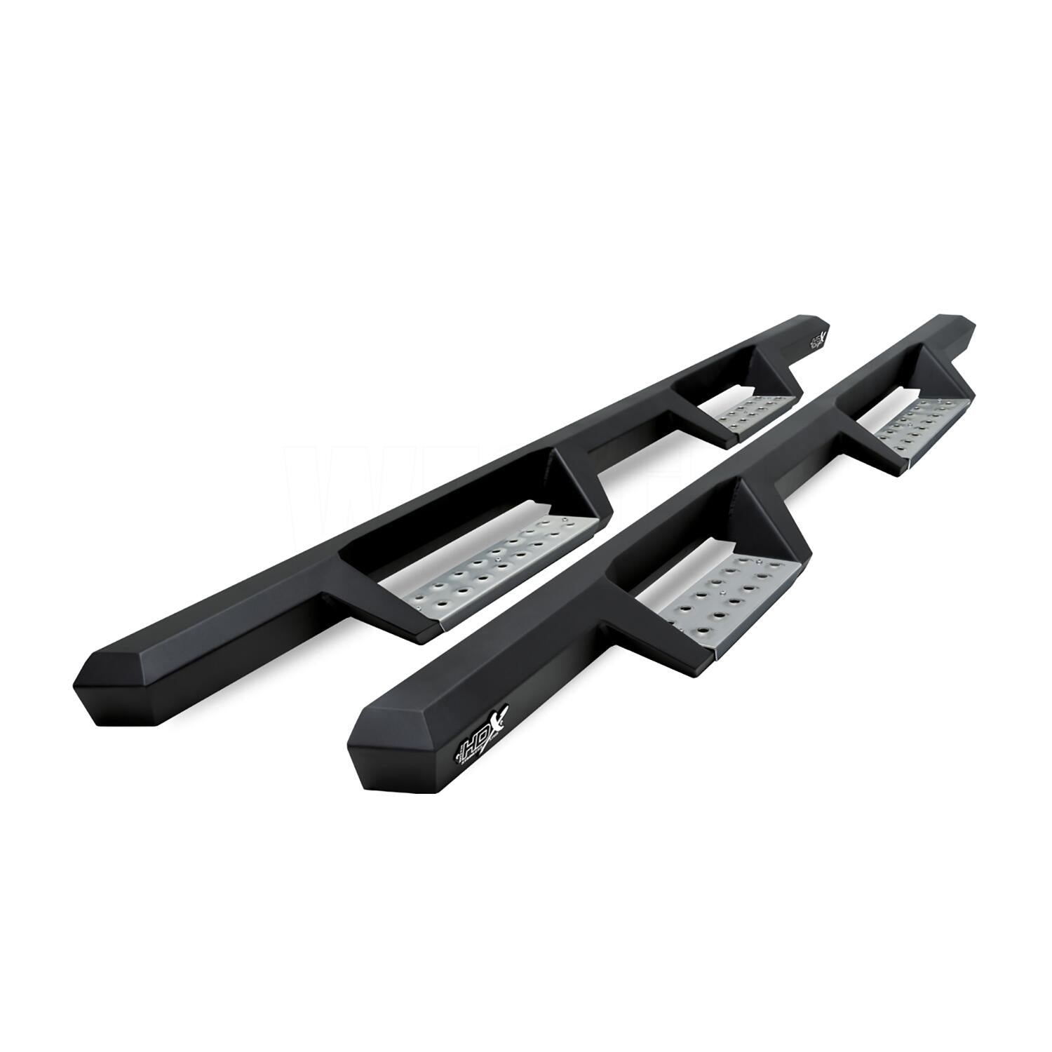 Ford Bronco 6th Gen 4-Door 2021-2026, Westin HDX Stainless Drop Nerf Step Bars, Cab Length, Textured Black