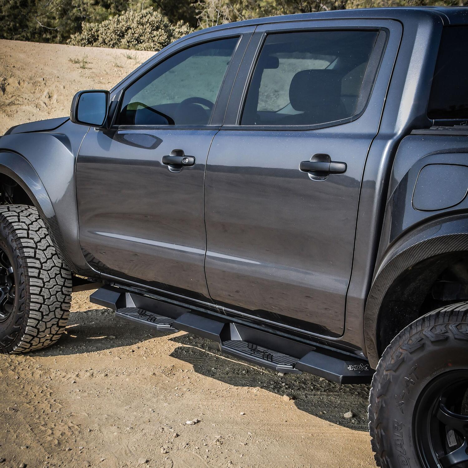 Ford Ranger 2019-2026 Crew Cab, Westin HDX Xtreme Nerf Step Bars, Cab Length, Textured Black, view 9