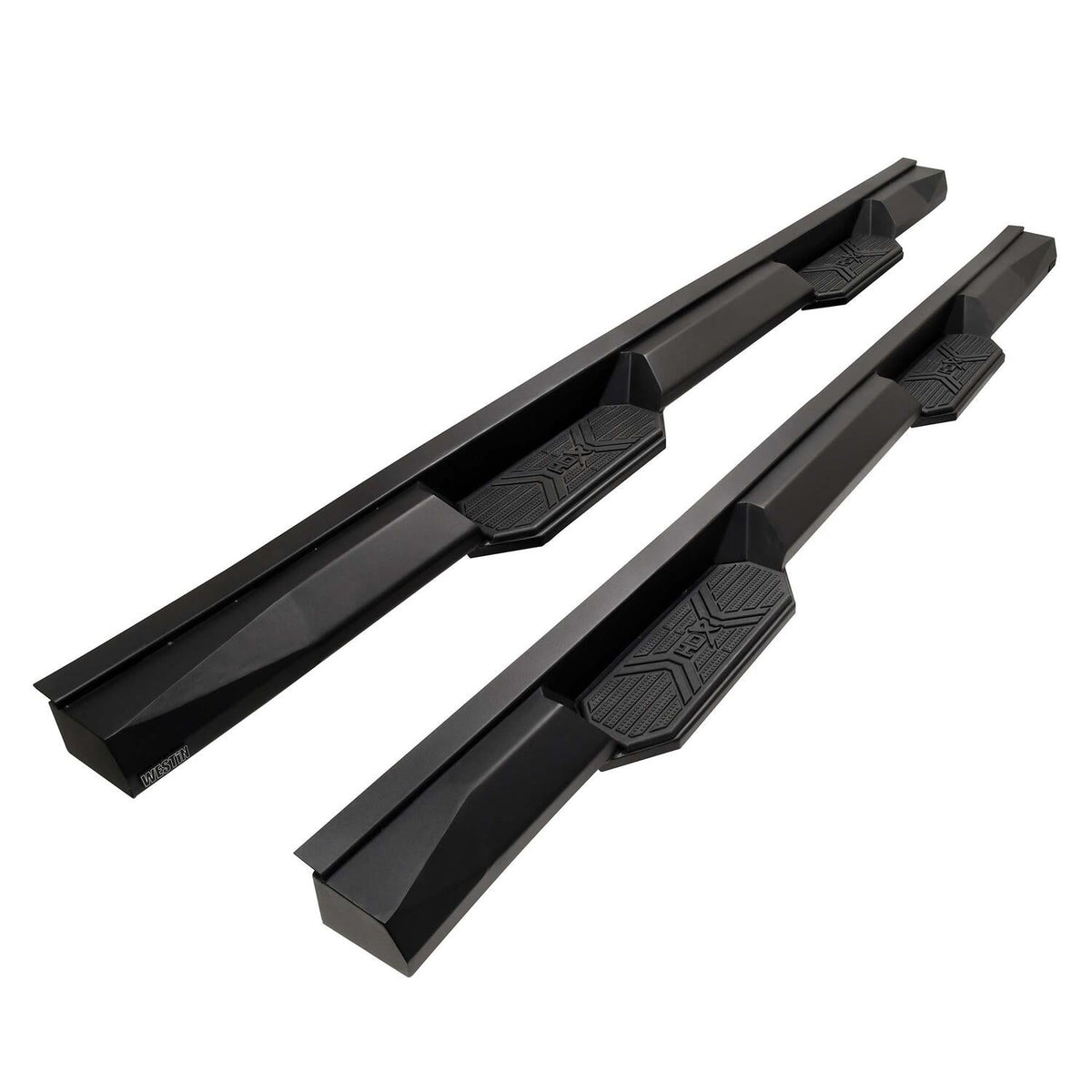 Tesla Cybertruck 2024-2026, Westin HDX Xtreme Nerf Step Bars, Cab Length, Textured Black, view 2