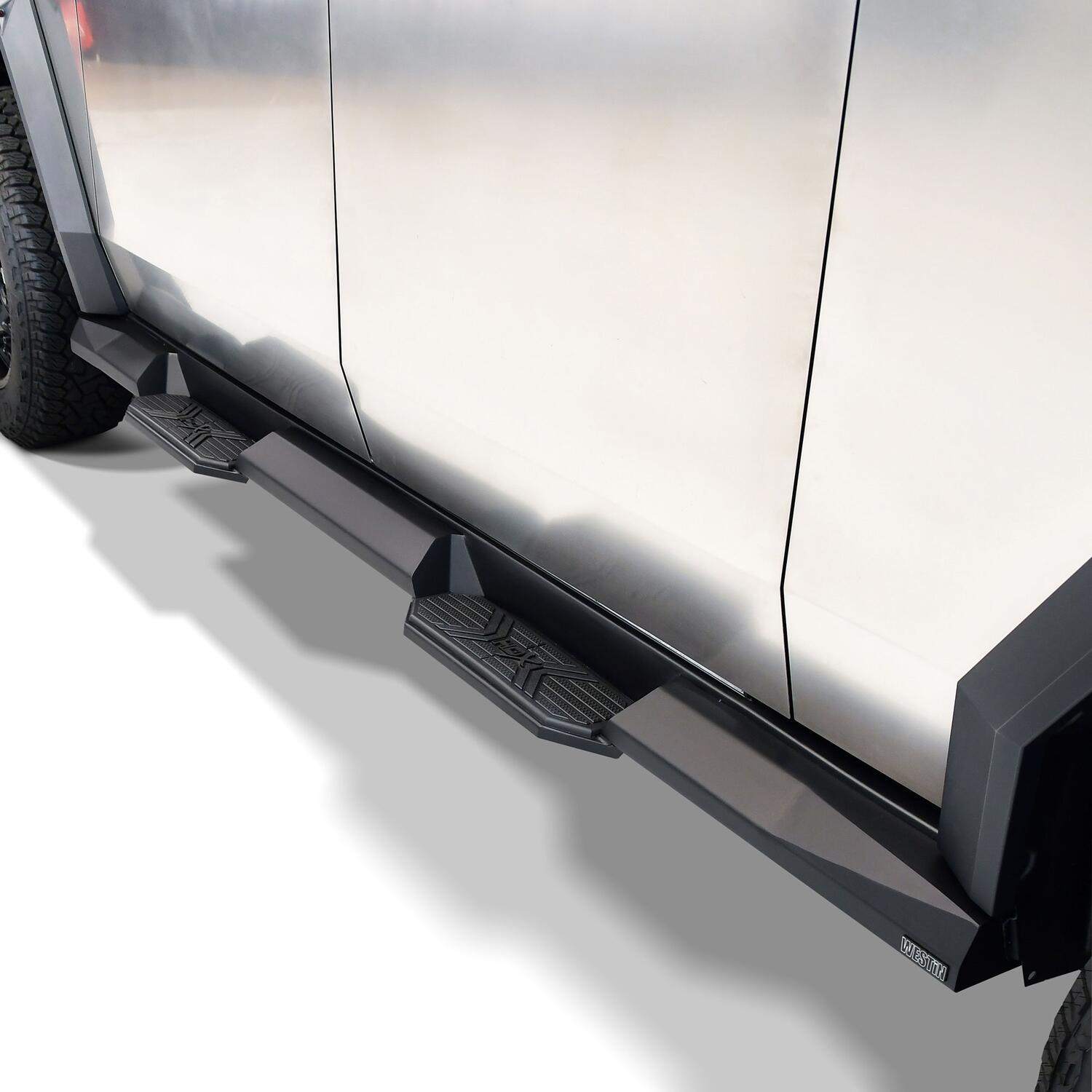 Tesla Cybertruck 2024-2026, Westin HDX Xtreme Nerf Step Bars, Cab Length, Textured Black, view 9