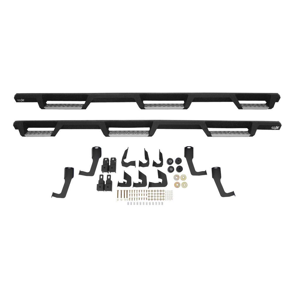 Ram 2500/3500 2011-2018 Crew Cab 98.3in Bed, Westin HDX Stainless Drop Wheel-to-Wheel Nerf Step Bars, Textured Black, view 4