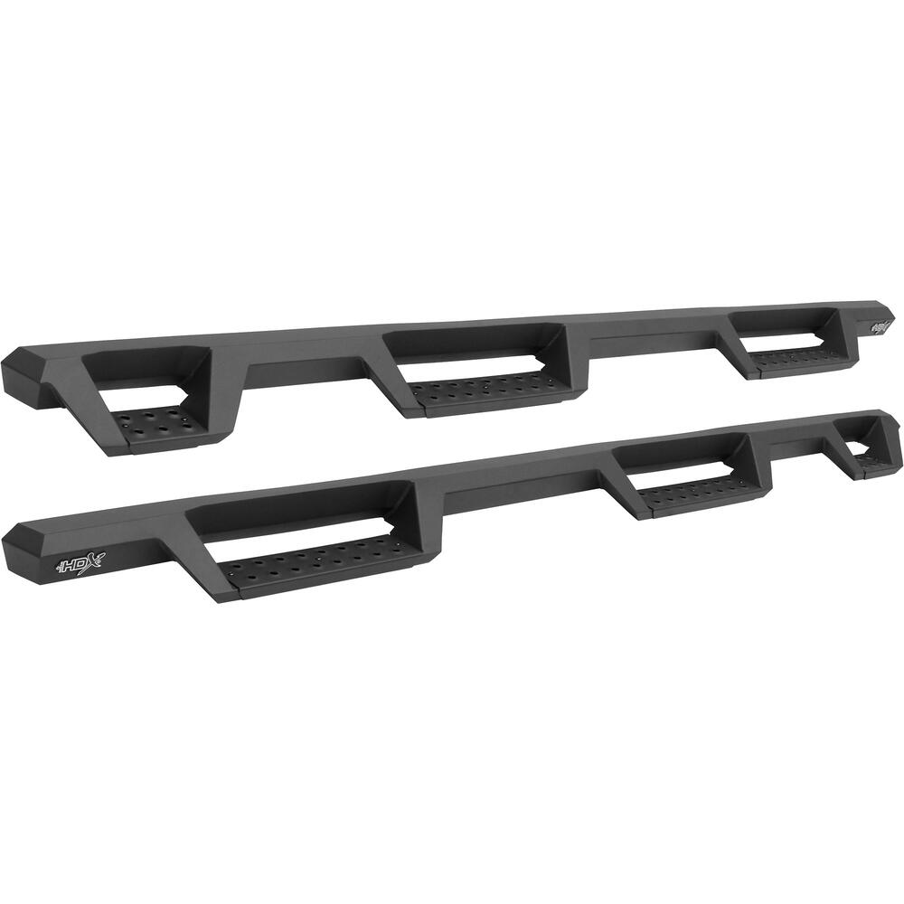 Chevrolet Silverado 1500 & GMC Sierra 1500 2007-2018 Crew Cab, Westin HDX Drop Wheel-to-Wheel Nerf Step Bars, 69.3in Bed