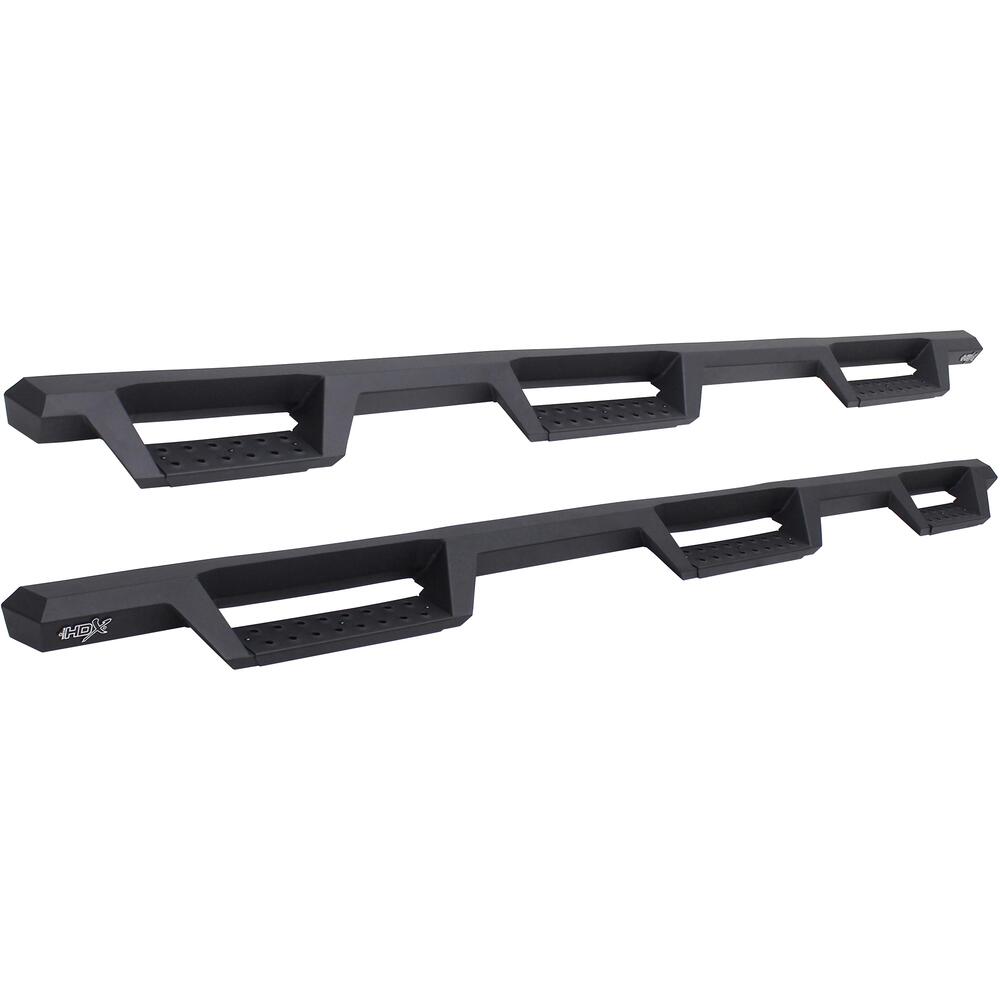 Chevrolet Silverado & GMC Sierra 1500 2007-2018 & 2500 HD/3500 HD 2007-2019 Crew Cab, Westin HDX Drop Wheel-to-Wheel Nerf Step Bars
