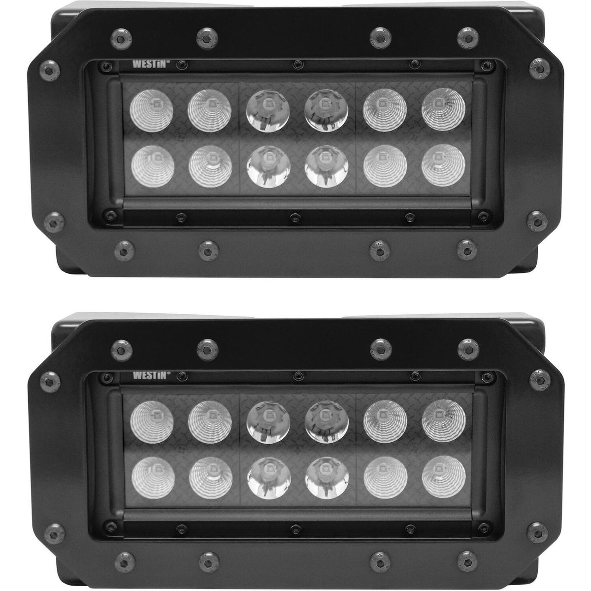Westin HDX Flush Mount B-FORCE LED Light Kit, Two 6in Light Bars