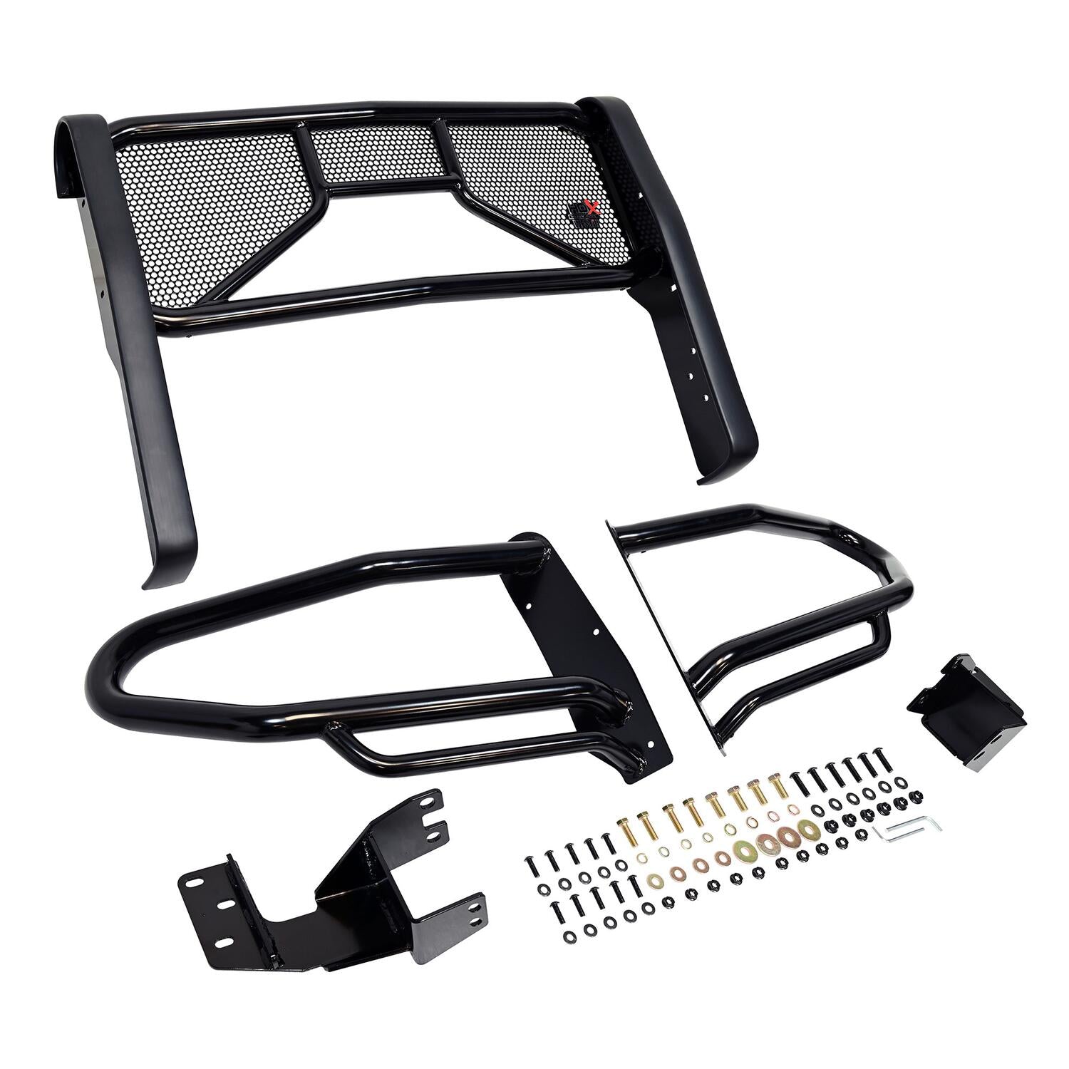 Toyota Tacoma 4th Gen 2024-2026, Westin HDX Modular Grille Guard, 3-Piece, Black, view 3