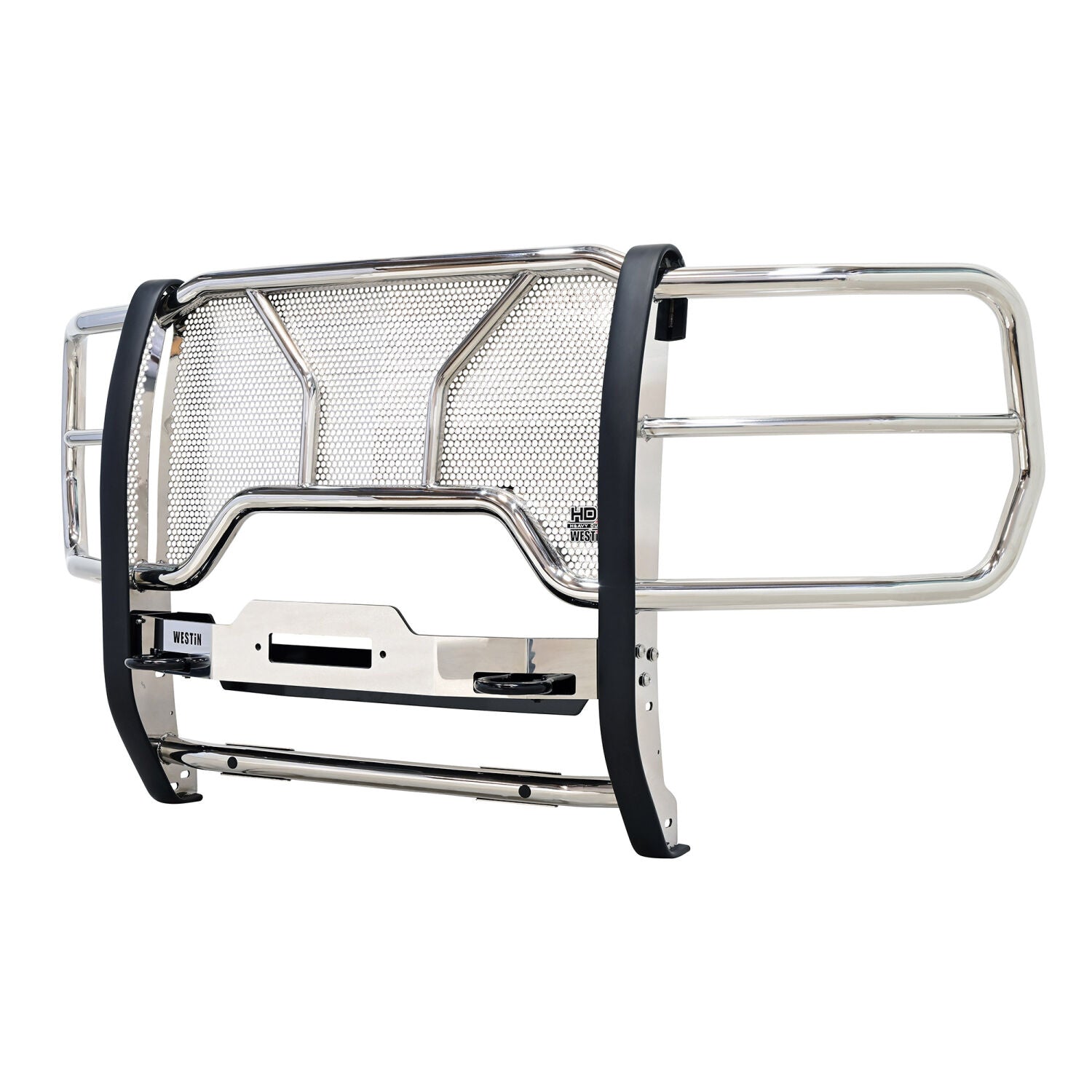 Ford F-250/F-350/F-450/F-550/F-600 Super Duty 2023-2026, Westin HDX Winch Mount Grille Guard, 1-Piece, Polished Stainless, view 2