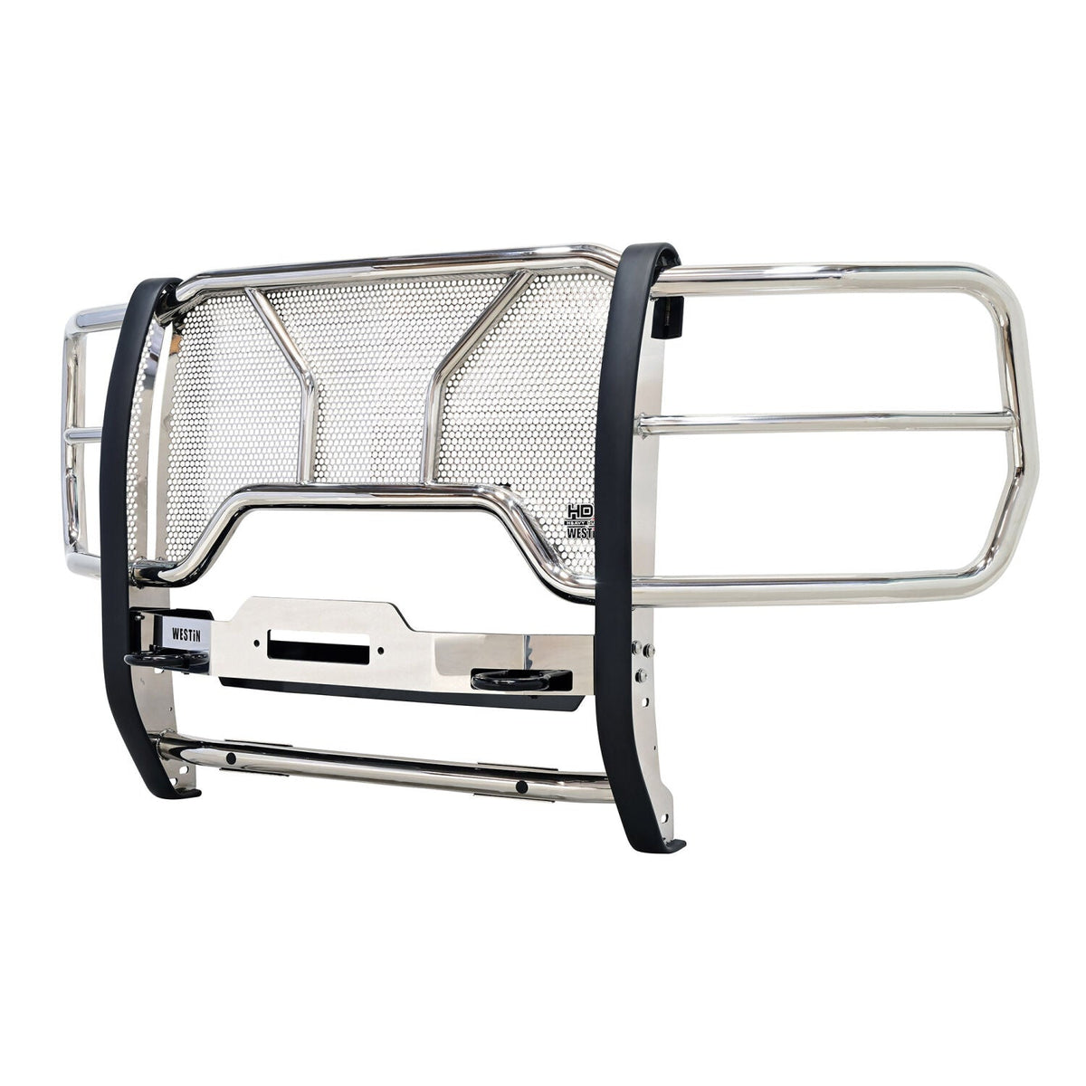 Ford F-250/F-350/F-450/F-550/F-600 Super Duty 2023-2026, Westin HDX Winch Mount Grille Guard, 1-Piece, Polished Stainless, view 2