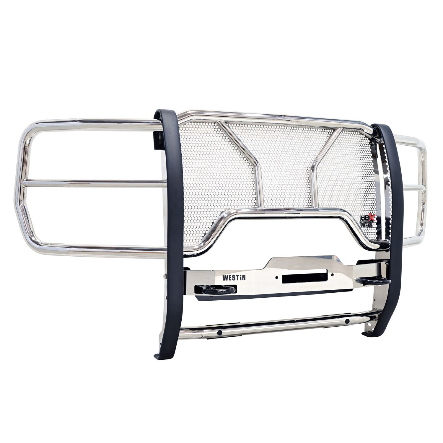 Ford F-250/F-350/F-450/F-550/F-600 Super Duty 2023-2026, Westin HDX Winch Mount Grille Guard, 1-Piece, Polished Stainless, view 3