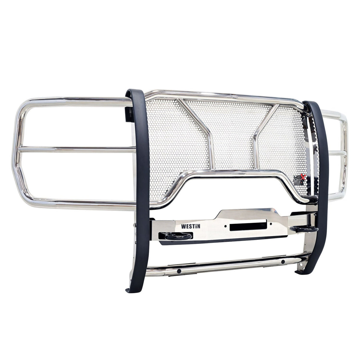 Ford F-250/F-350/F-450/F-550/F-600 Super Duty 2023-2026, Westin HDX Winch Mount Grille Guard, 1-Piece, Polished Stainless, view 3