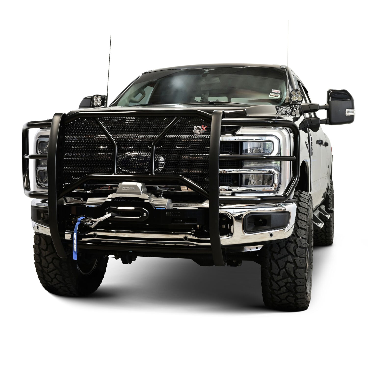 Ford F-250/F-350/F-450/F-550/F-600 Super Duty 2023-2026, Westin HDX Winch Mount Grille Guard, 1-Piece, Black, view 8
