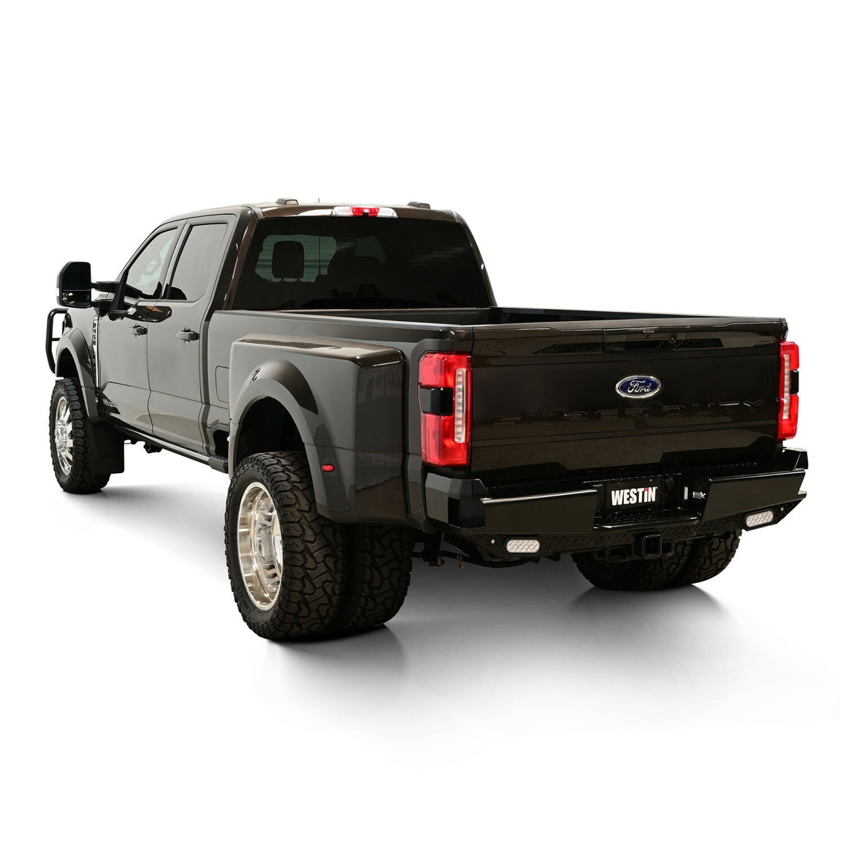 Ford F-250/F-350/F-450/F-550/F-600 Super Duty 2023-2026, Westin HDX Bandit Rear Bumper, Black Powder Coated, view 5