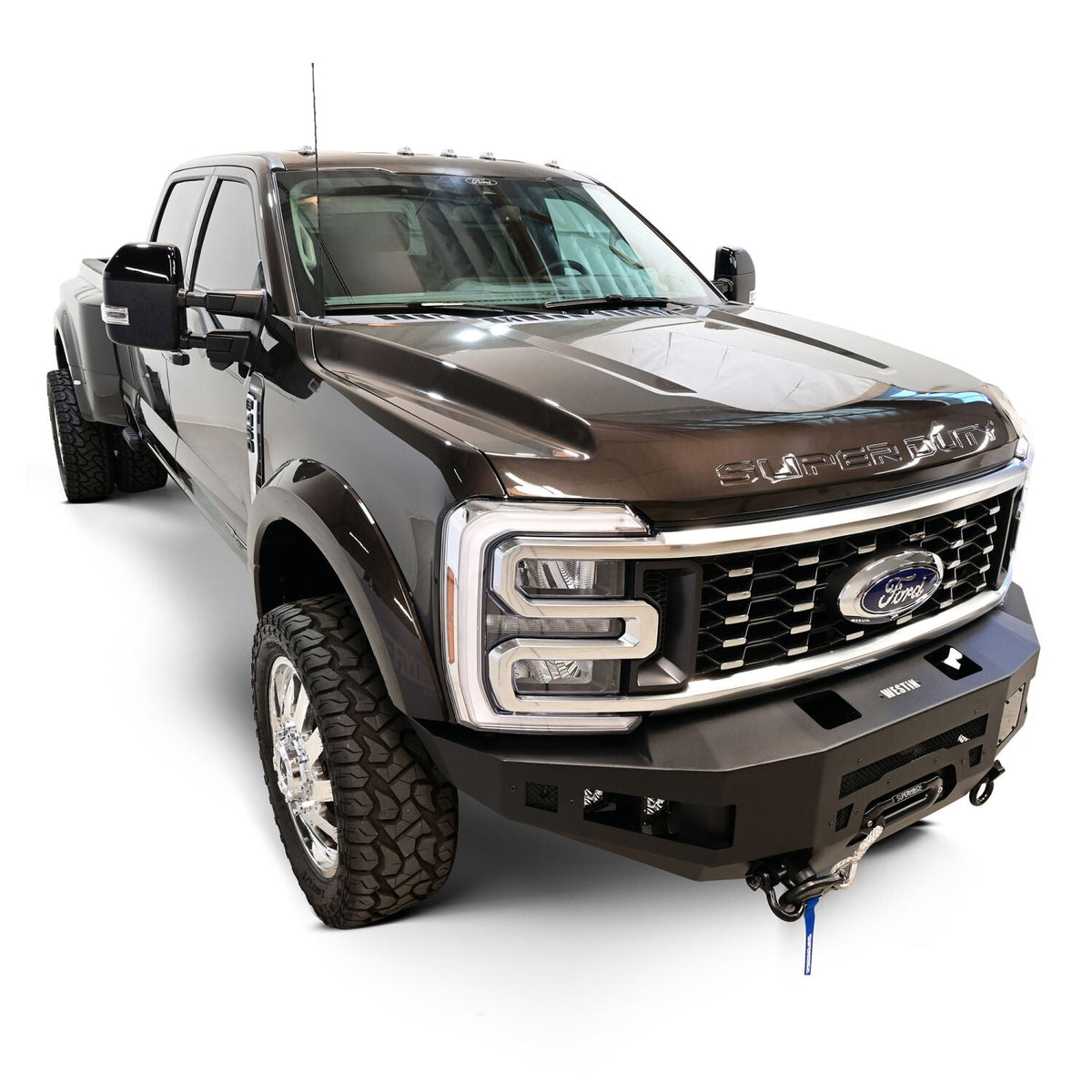 Ford F-250/F-350/F-450/F-550/F-600 Super Duty 2023-2026, Westin Pro-Series Front Bumper, Full Width, Textured Black, view 10