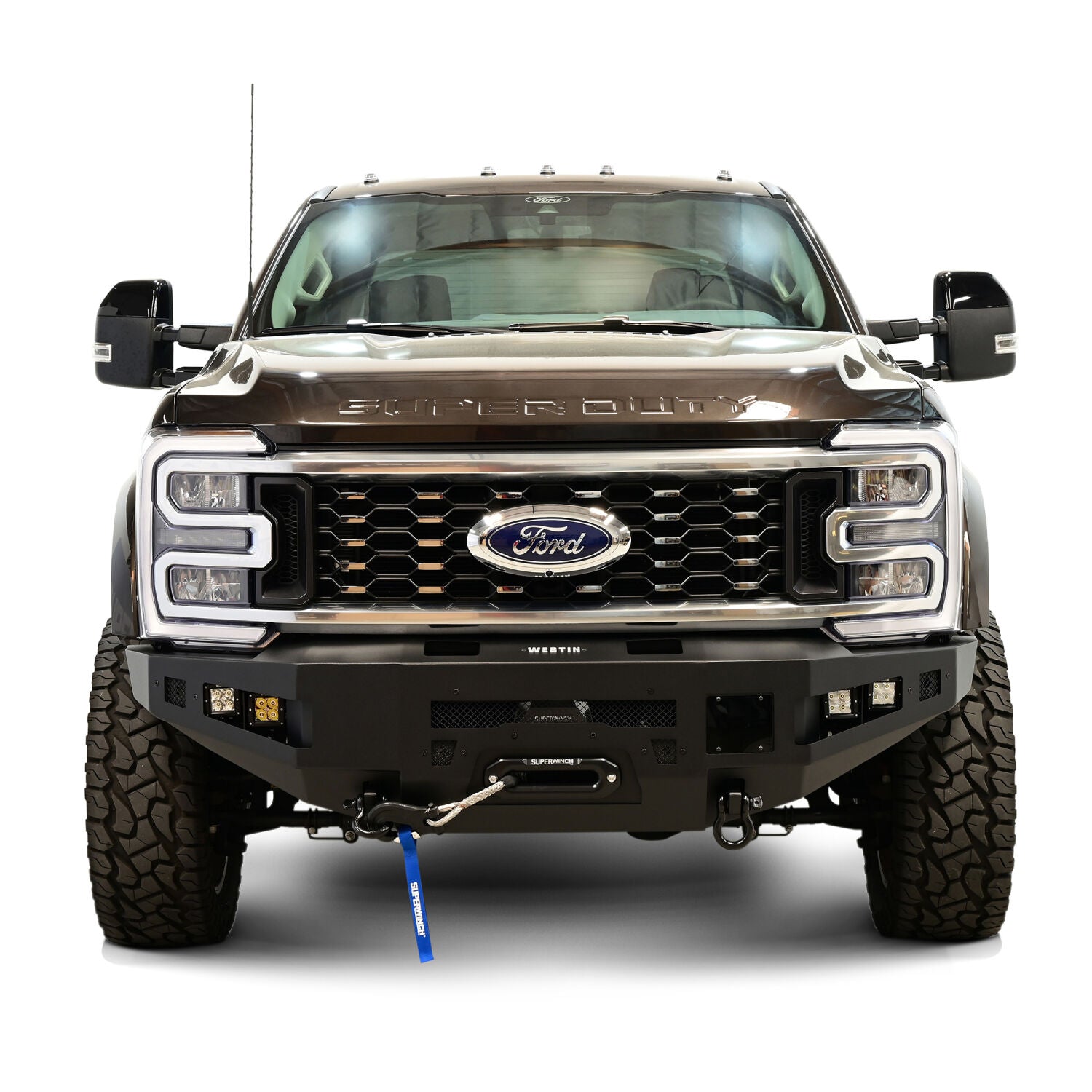 Ford F-250/F-350/F-450/F-550/F-600 Super Duty 2023-2026, Westin Pro-Series Front Bumper, Full Width, Textured Black, view 21