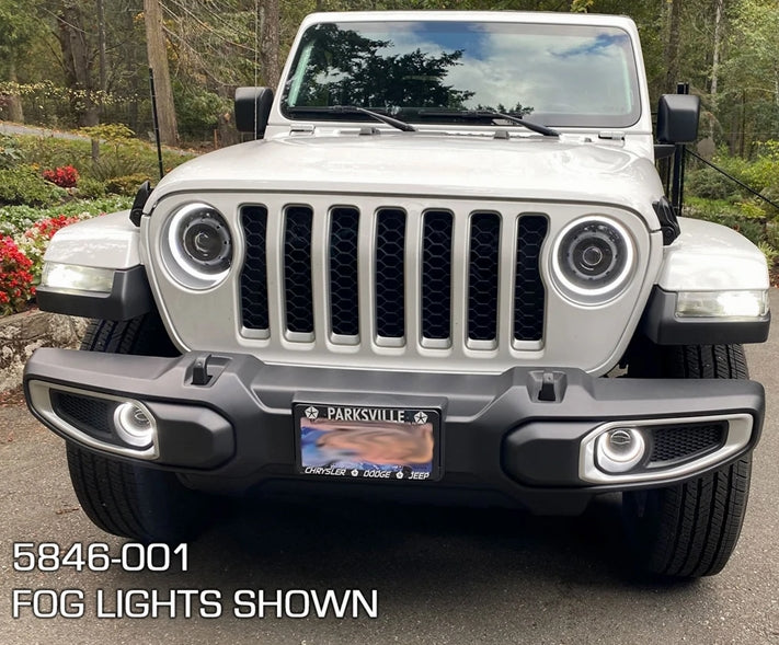 Jeep Wrangler JL, JK & Gladiator JT Oracle High Performance 20W LED Fog Lights - White