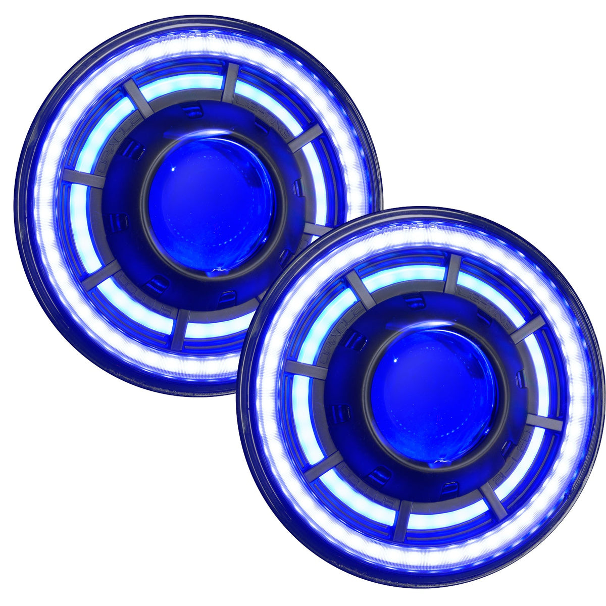 Jeep Wrangler JK 2007-2018, ORACLE Lighting Oculus 7in ColorSHIFT Bi-LED Projector Headlights