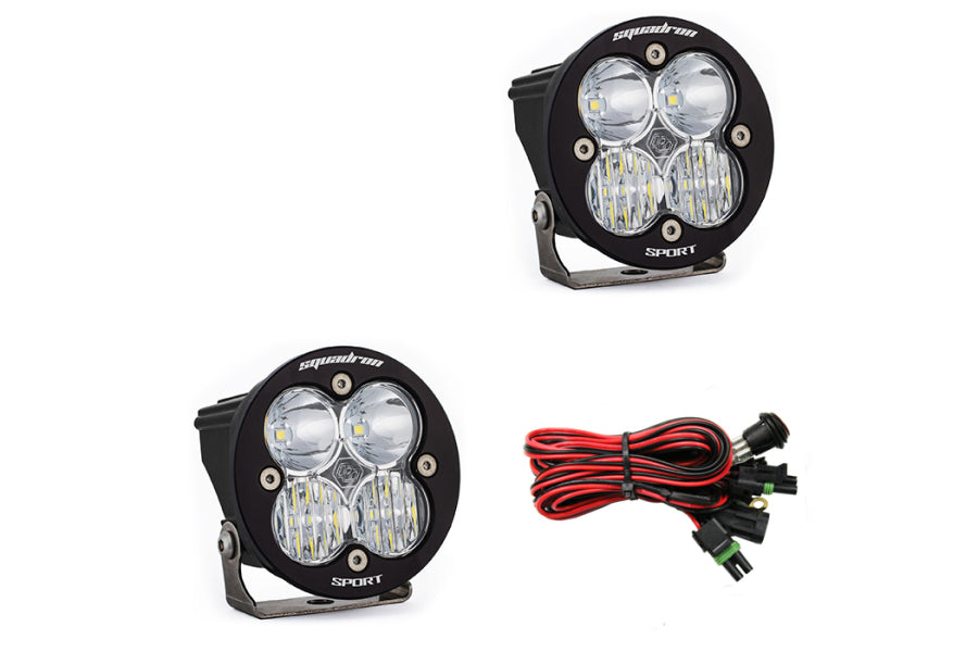 Baja Designs Squadron-R Sport Driving/Combo LED Lights - Pair - White