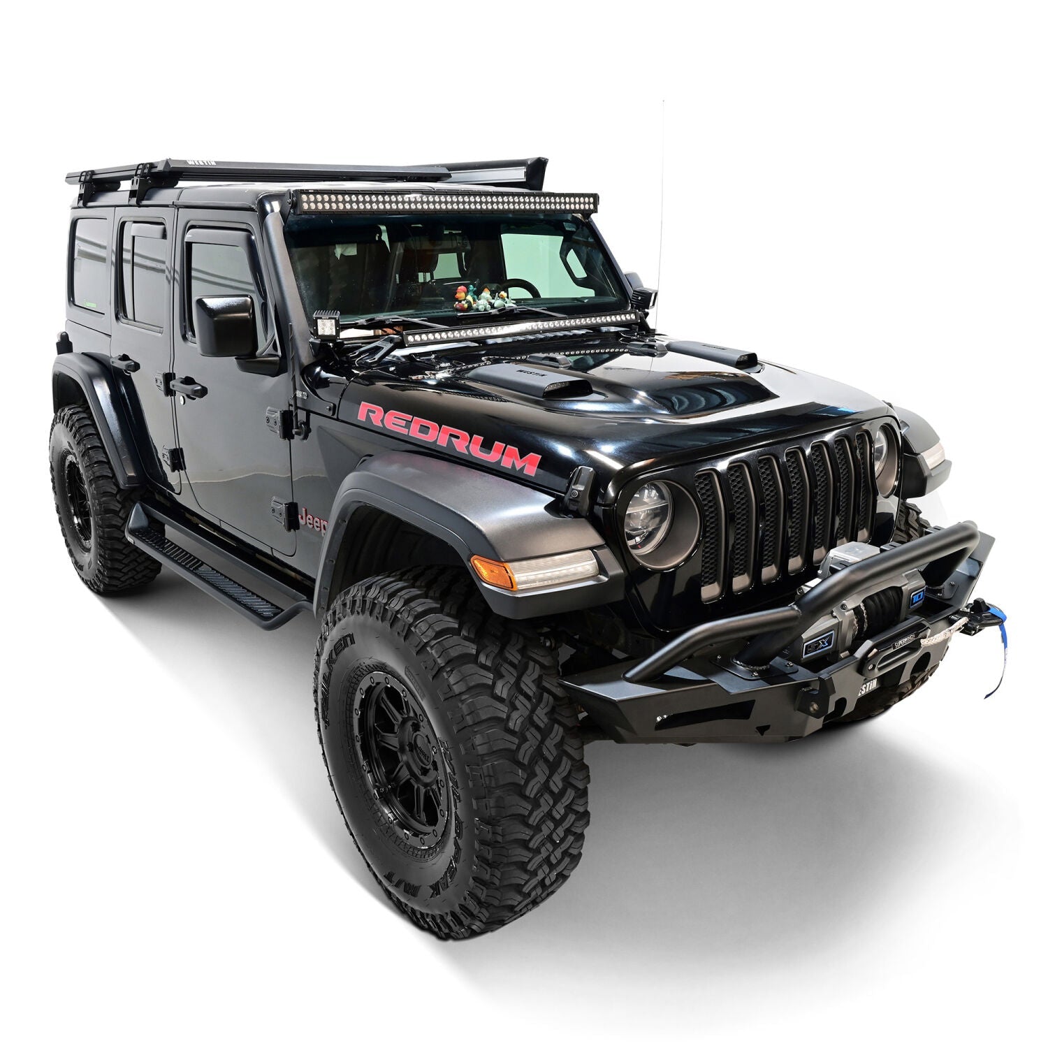 Jeep Wrangler JL 2018-2026 & Gladiator JT 2020-2026, Westin XTS Front Bumper, Textured Black, view 12