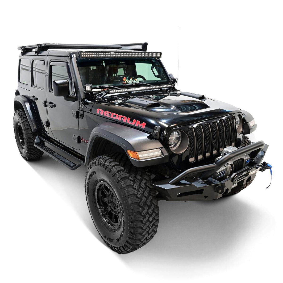 Jeep Wrangler JL 2018-2026 & Gladiator JT 2020-2026, Westin XTS Front Bumper, Textured Black, view 12