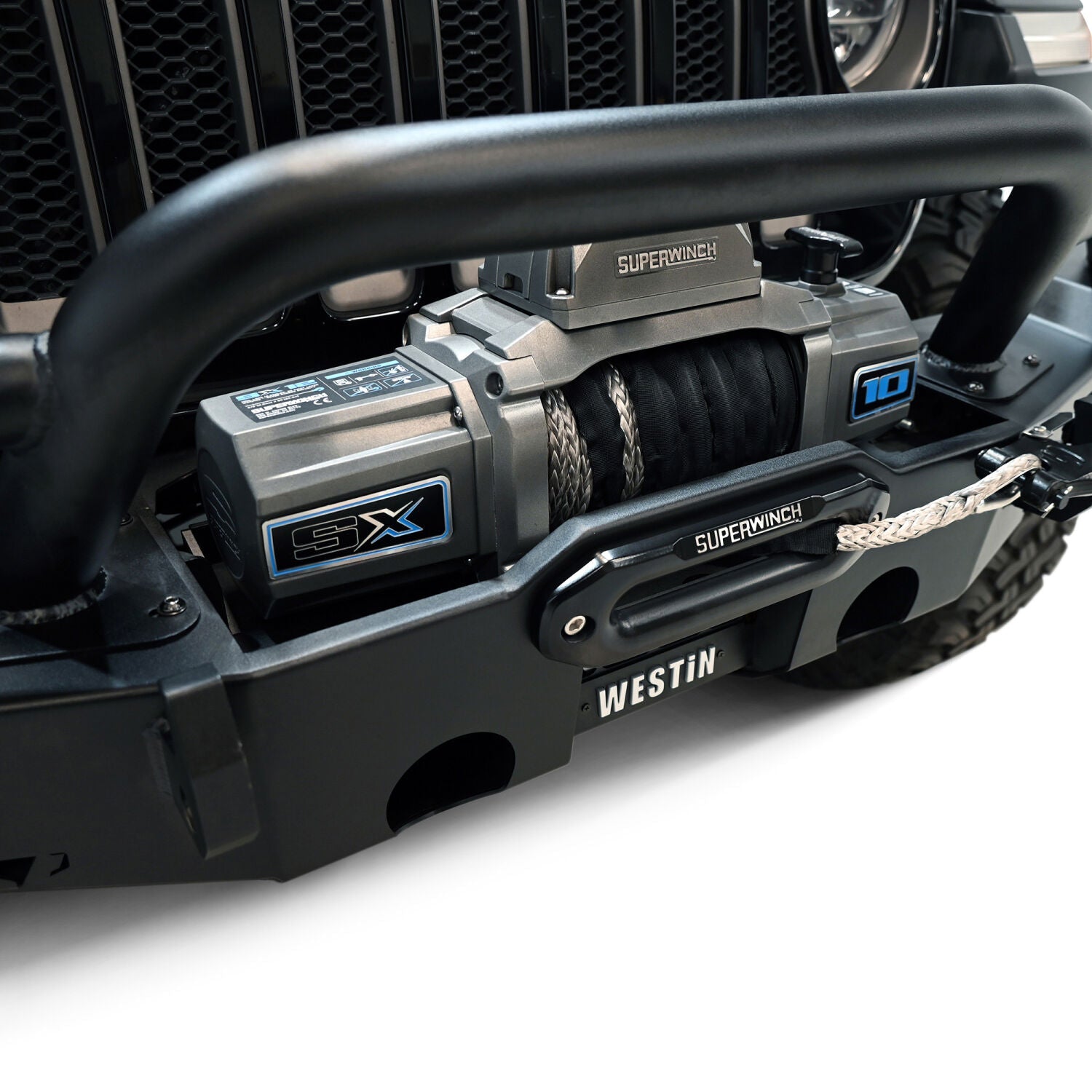 Jeep Wrangler JL 2018-2026 & Gladiator JT 2020-2026, Westin XTS Front Bumper, Textured Black, view 13